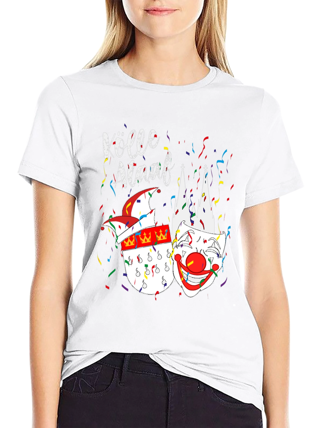 Köln Carnival T-Shirt - Black Crew Neck