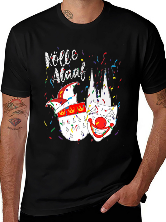 Köln Carnival T-Shirt - Black Crew Neck