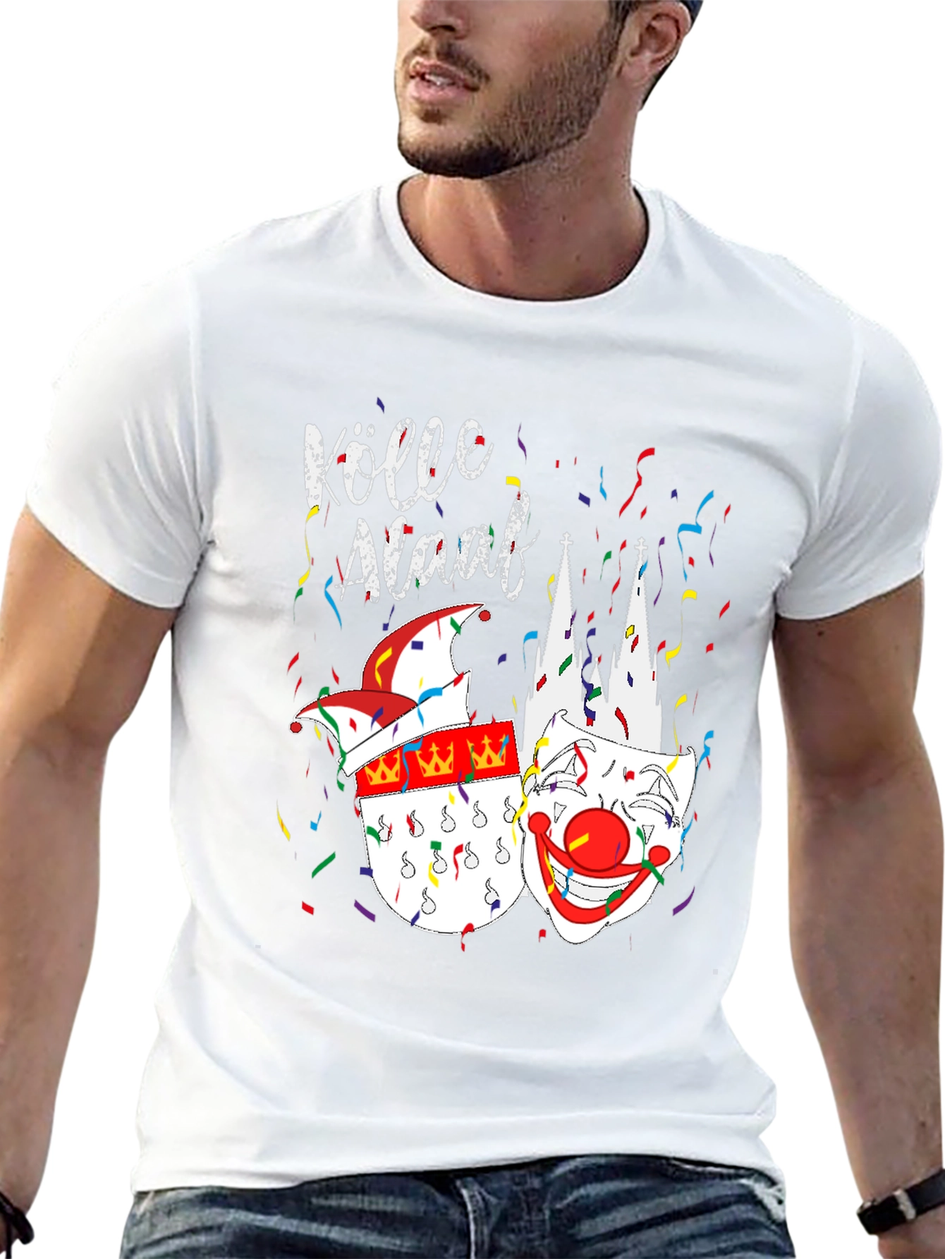 Köln Carnival T-Shirt - Black Crew Neck