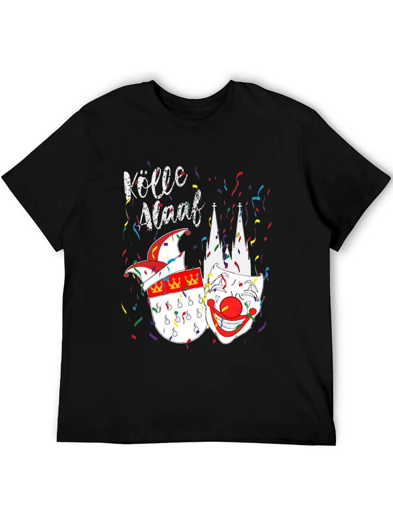 Köln Carnival T-Shirt - Black Crew Neck