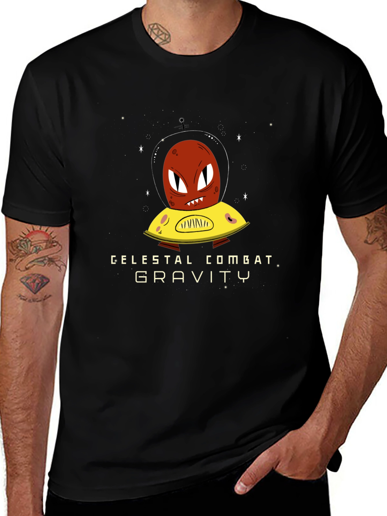 Celestial Combat Gravity T-Shirt