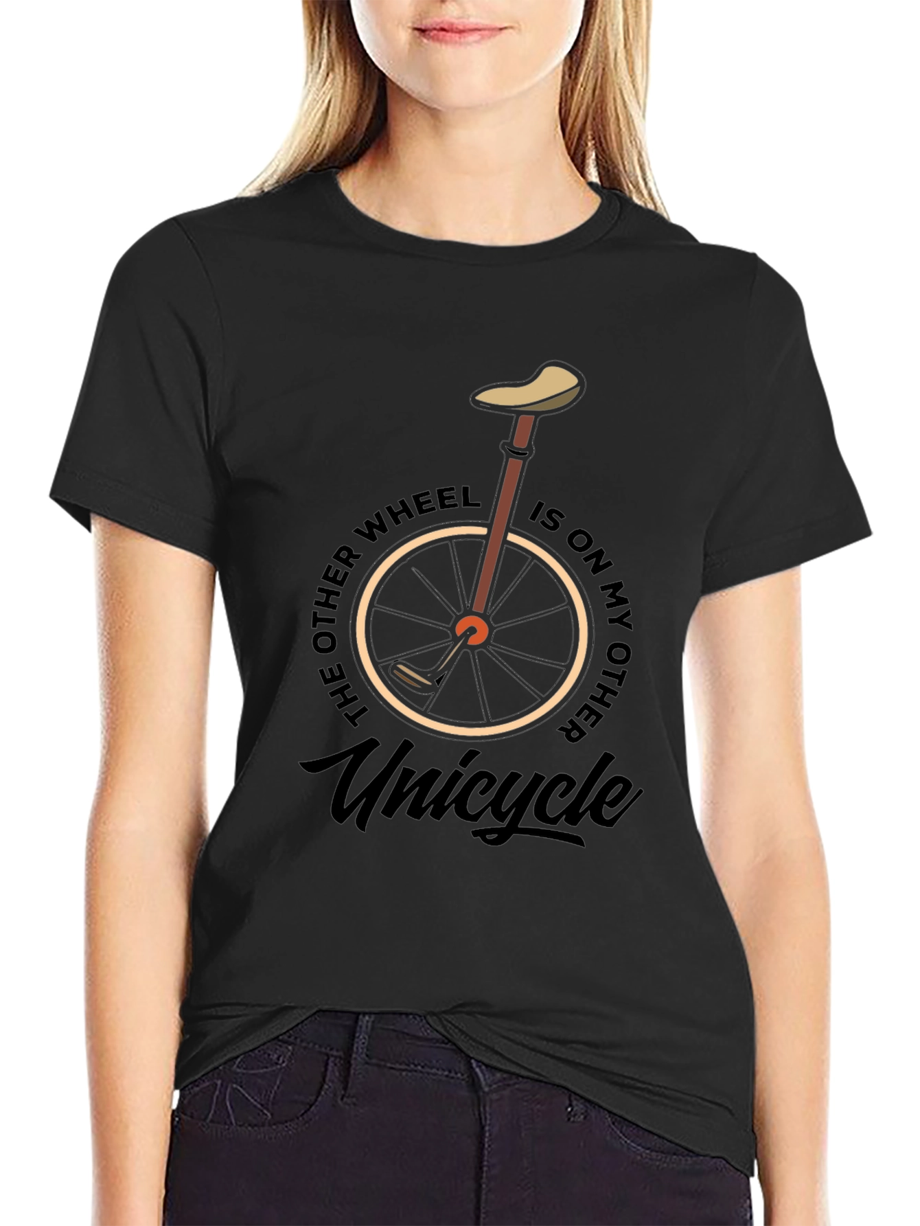 Funny Unicycle Graphic Tee