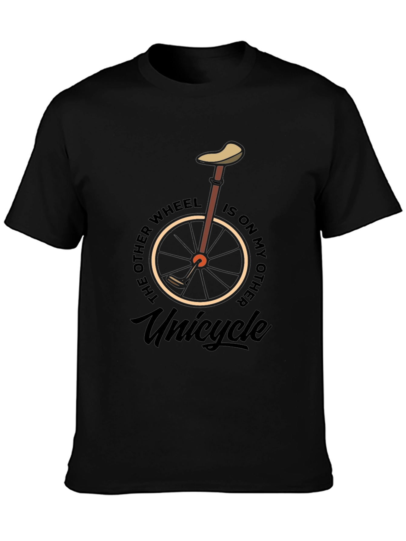 Funny Unicycle Graphic Tee