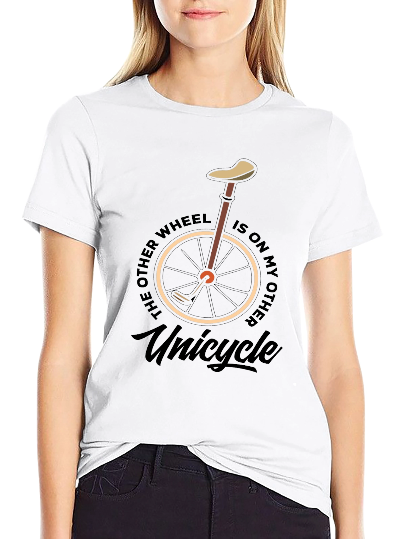 Funny Unicycle Graphic Tee