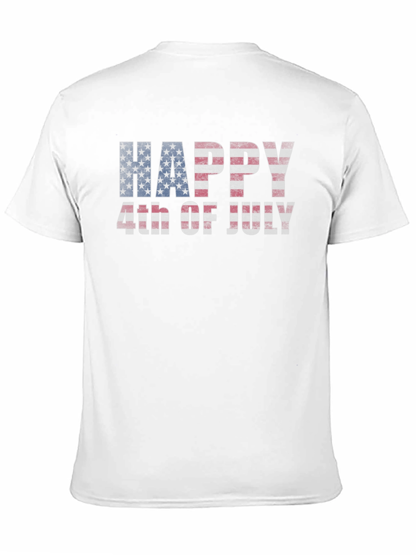 Happy 4th of July Patriotic American Flag T-Shirt