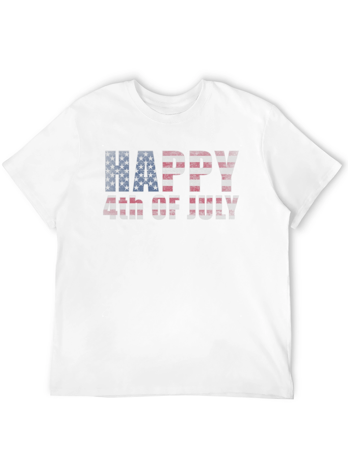 Happy 4th of July Patriotic American Flag T-Shirt