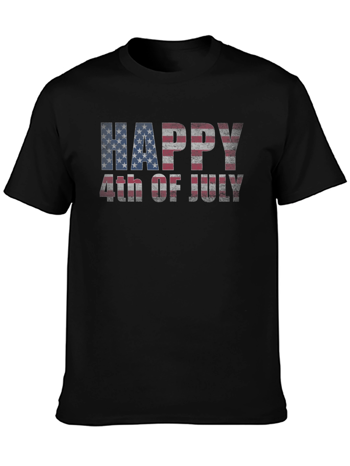 Happy 4th of July Patriotic American Flag T-Shirt