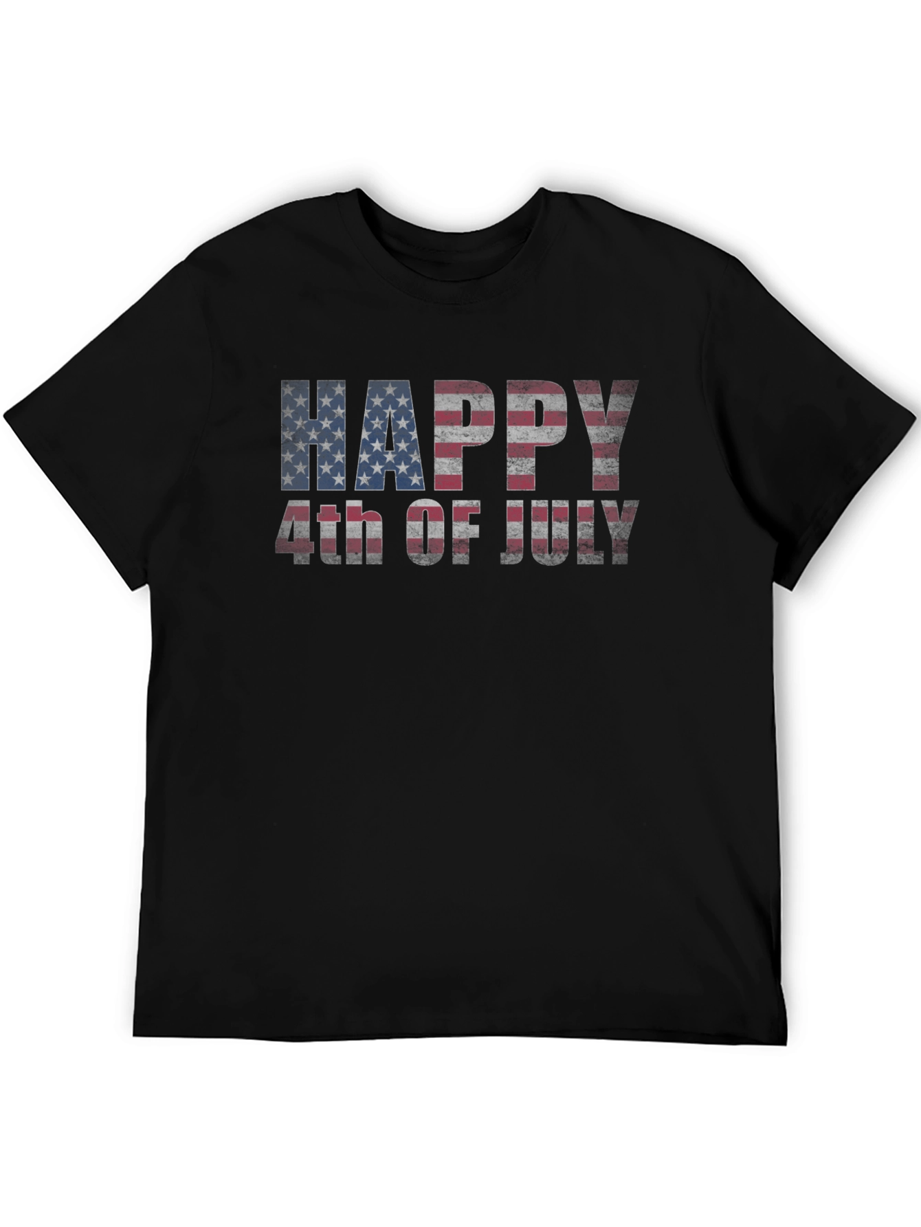 Happy 4th of July Patriotic American Flag T-Shirt