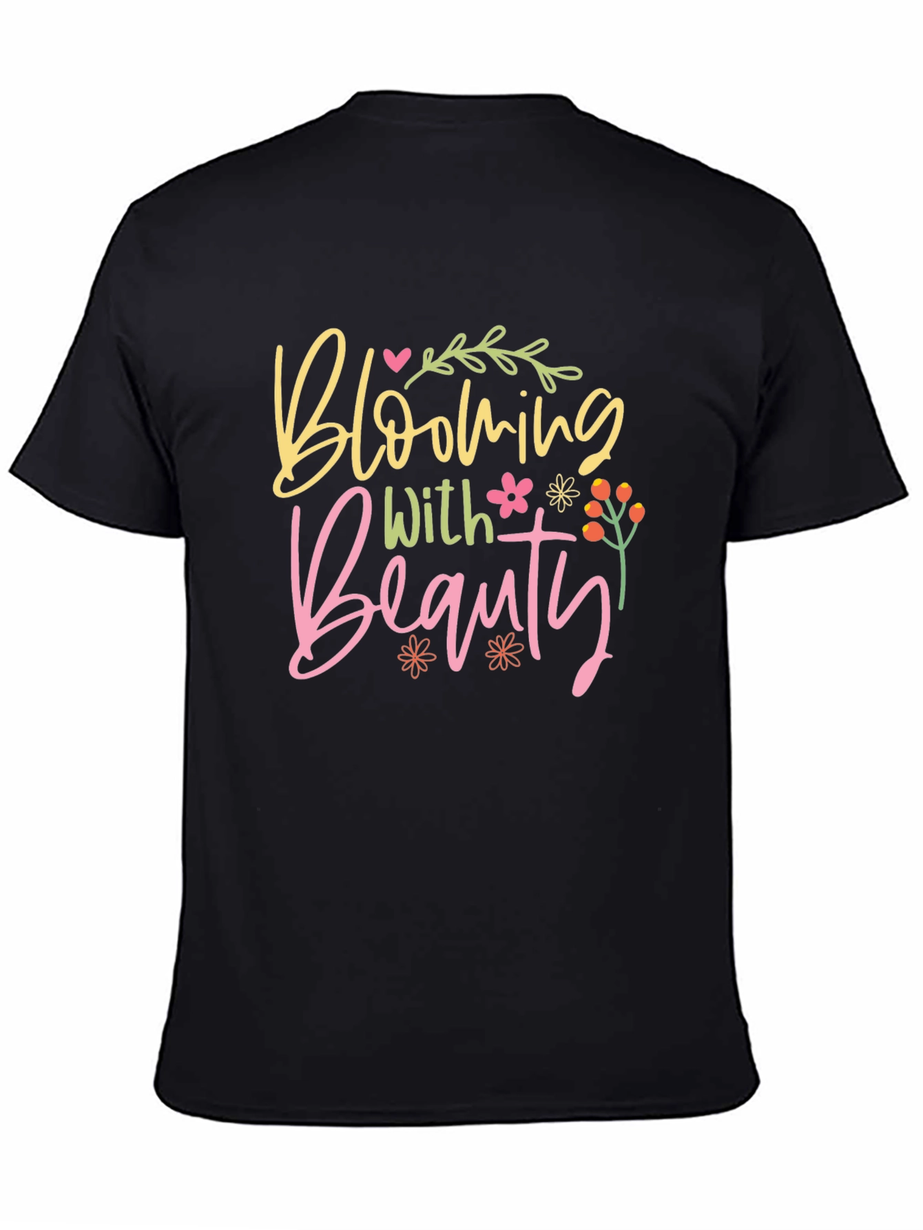 Blooming Beauty Black T-Shirt