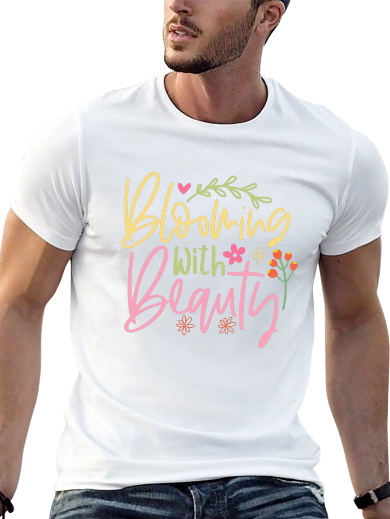 Blooming Beauty Black T-Shirt
