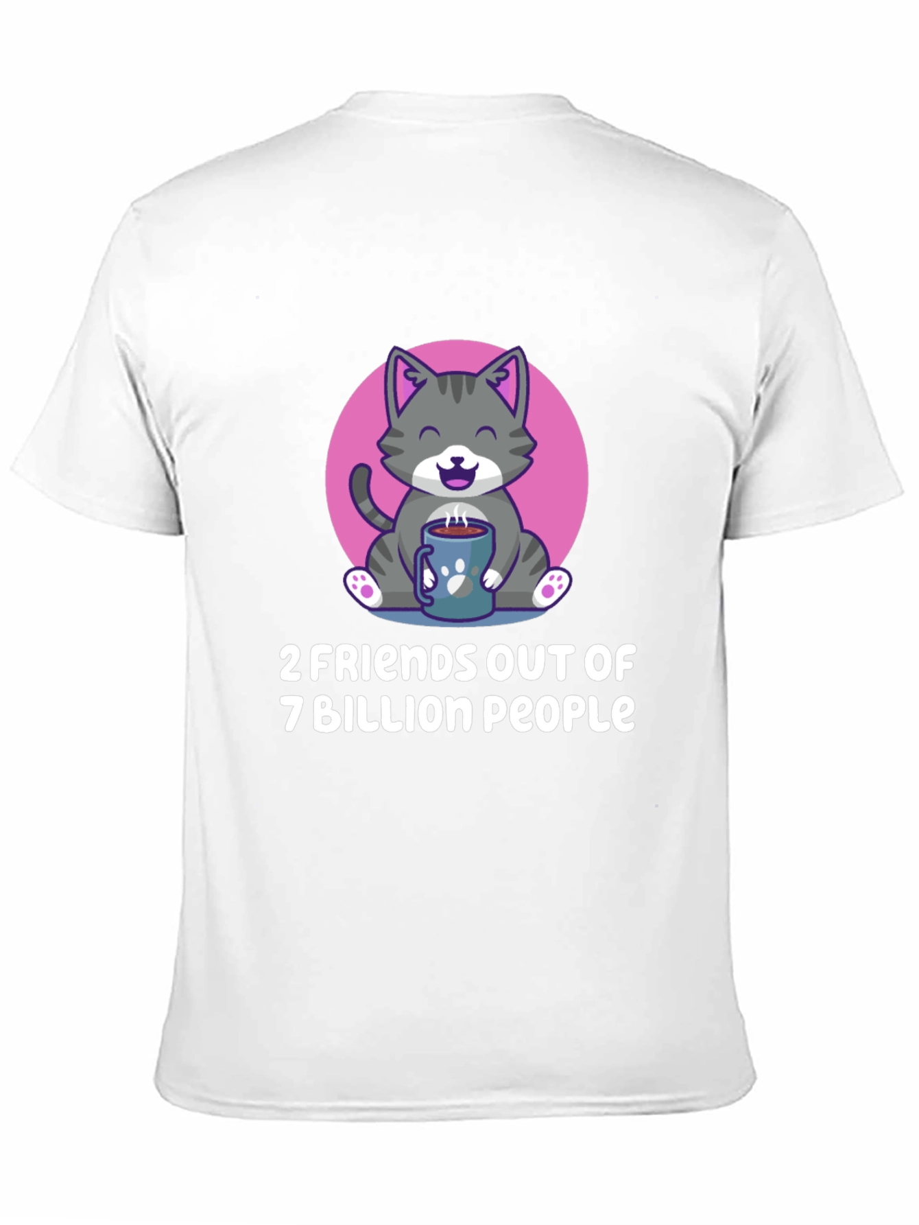 Cute Cat 2 Friends T-Shirt