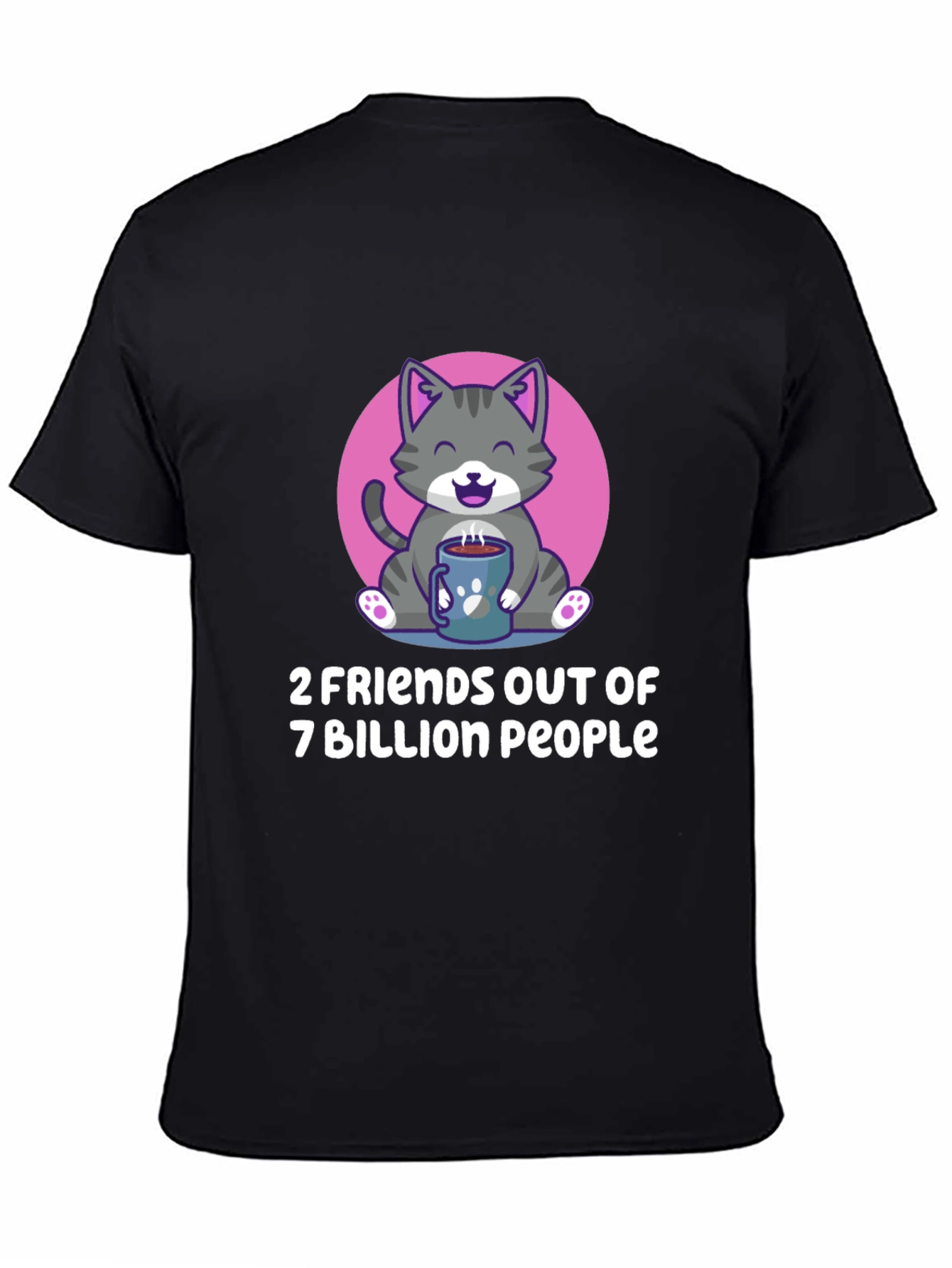 Cute Cat 2 Friends T-Shirt
