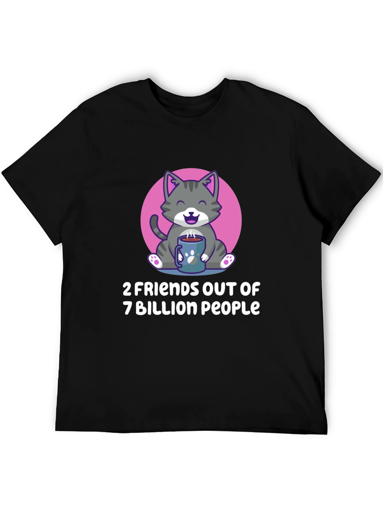 Cute Cat 2 Friends T-Shirt