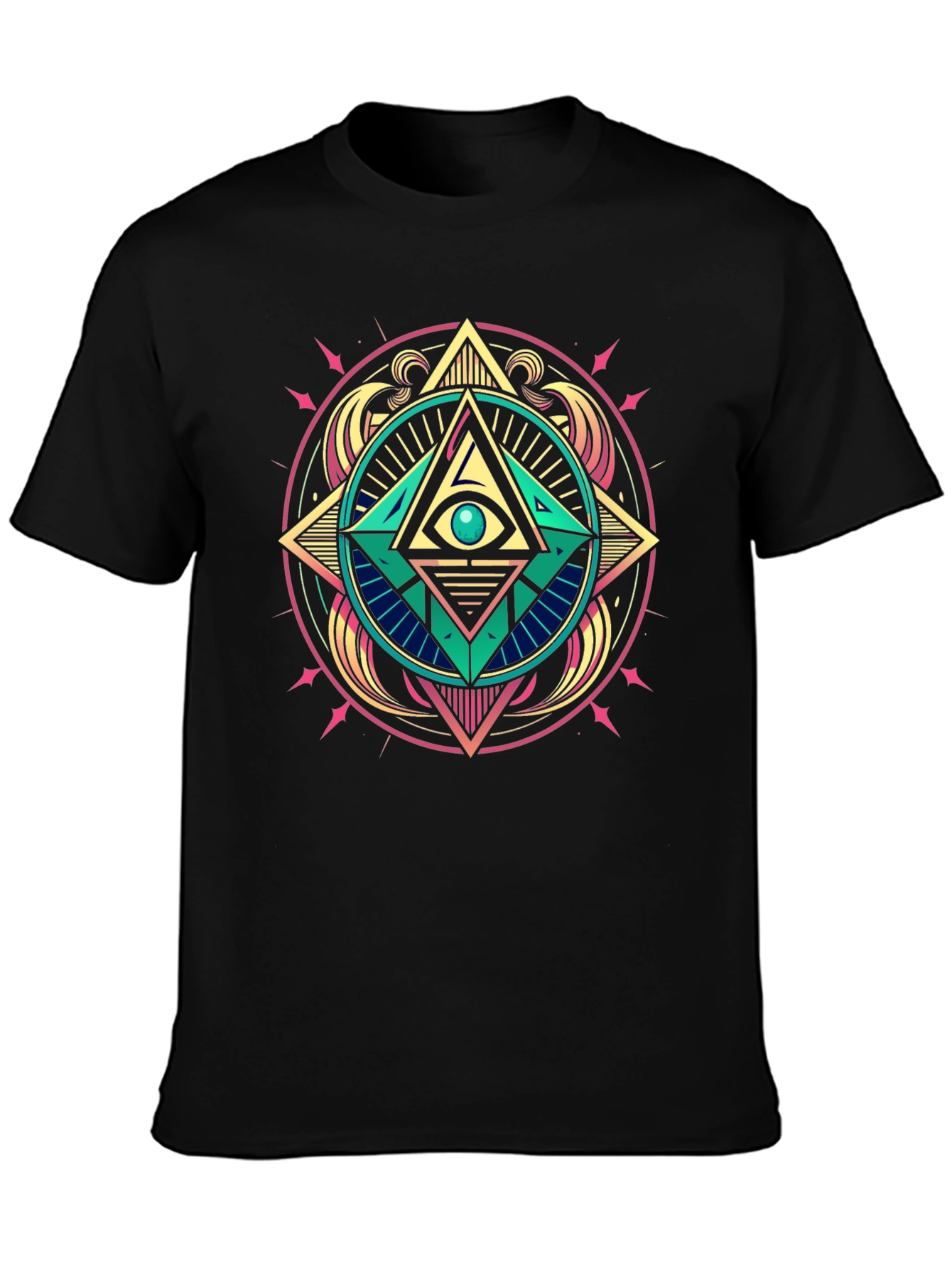 Eye of Providence Graphic Tee - Black