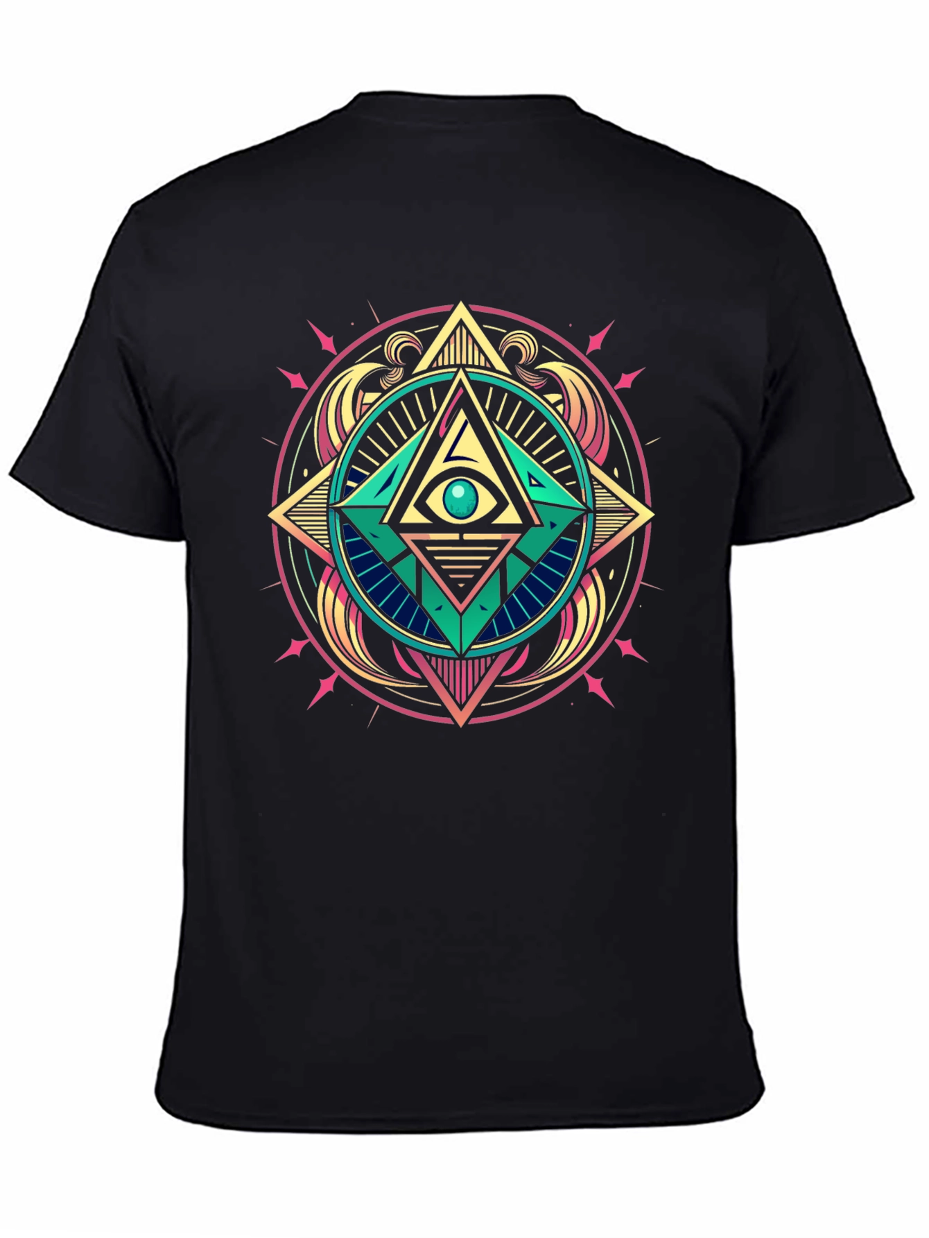 Eye of Providence Graphic Tee - Black