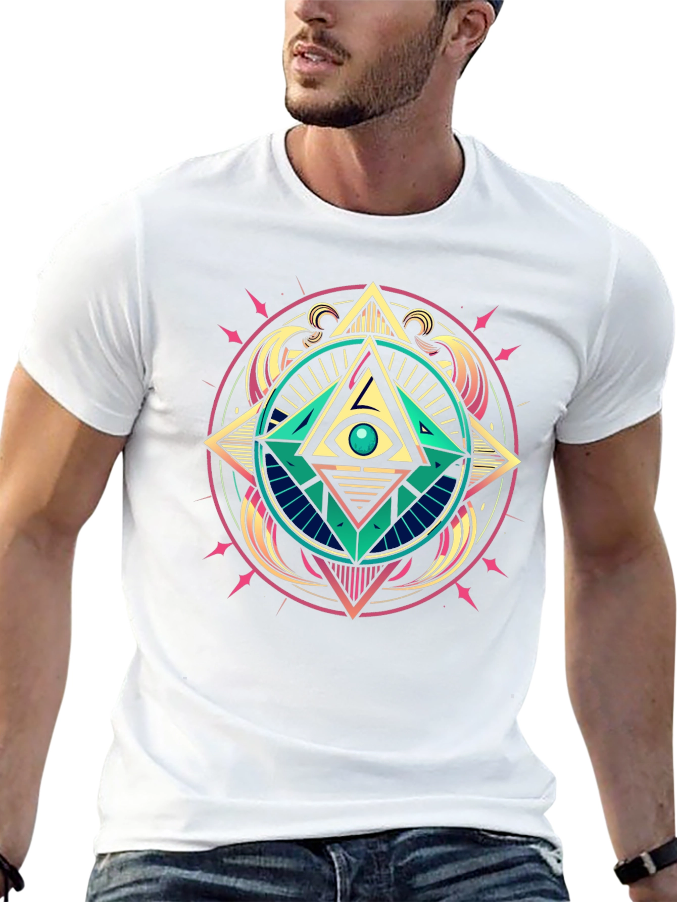 Eye of Providence Graphic Tee - Black