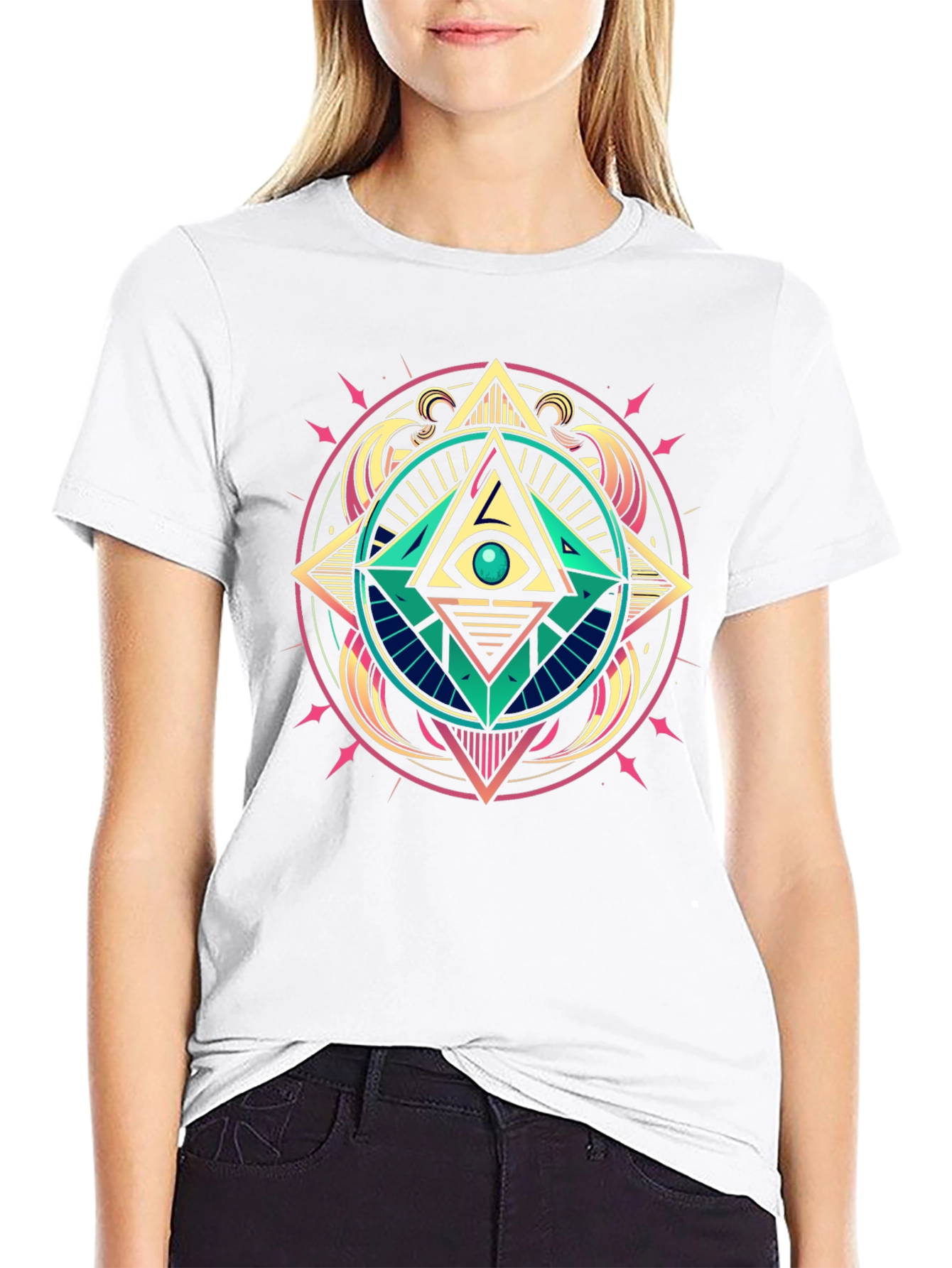 Eye of Providence Graphic Tee - Black