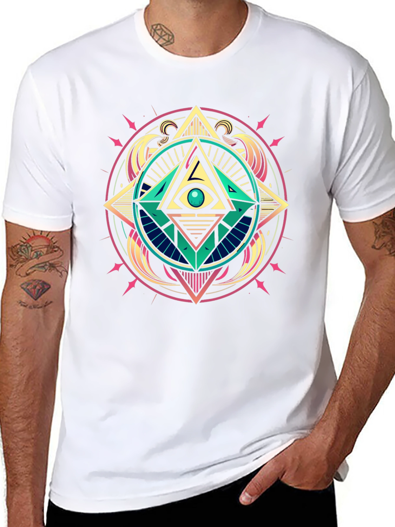 Eye of Providence Graphic Tee - Black