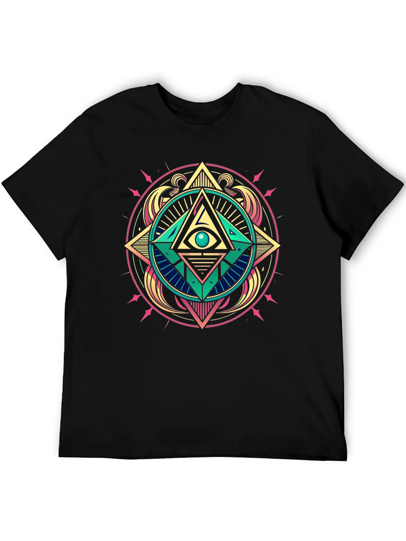 Eye of Providence Graphic Tee - Black