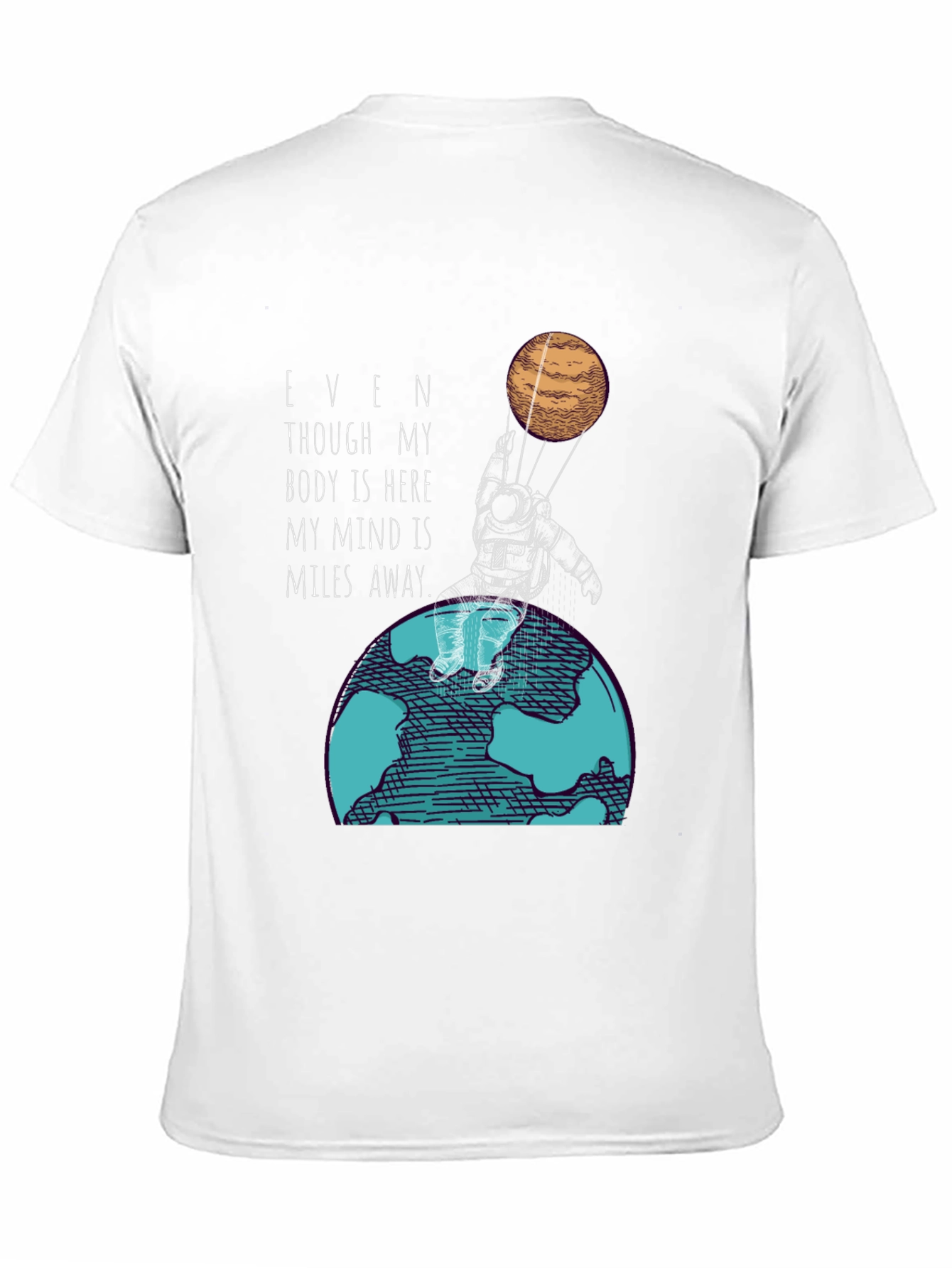 Miles Away Graphic Tee - Astronaut T-Shirt