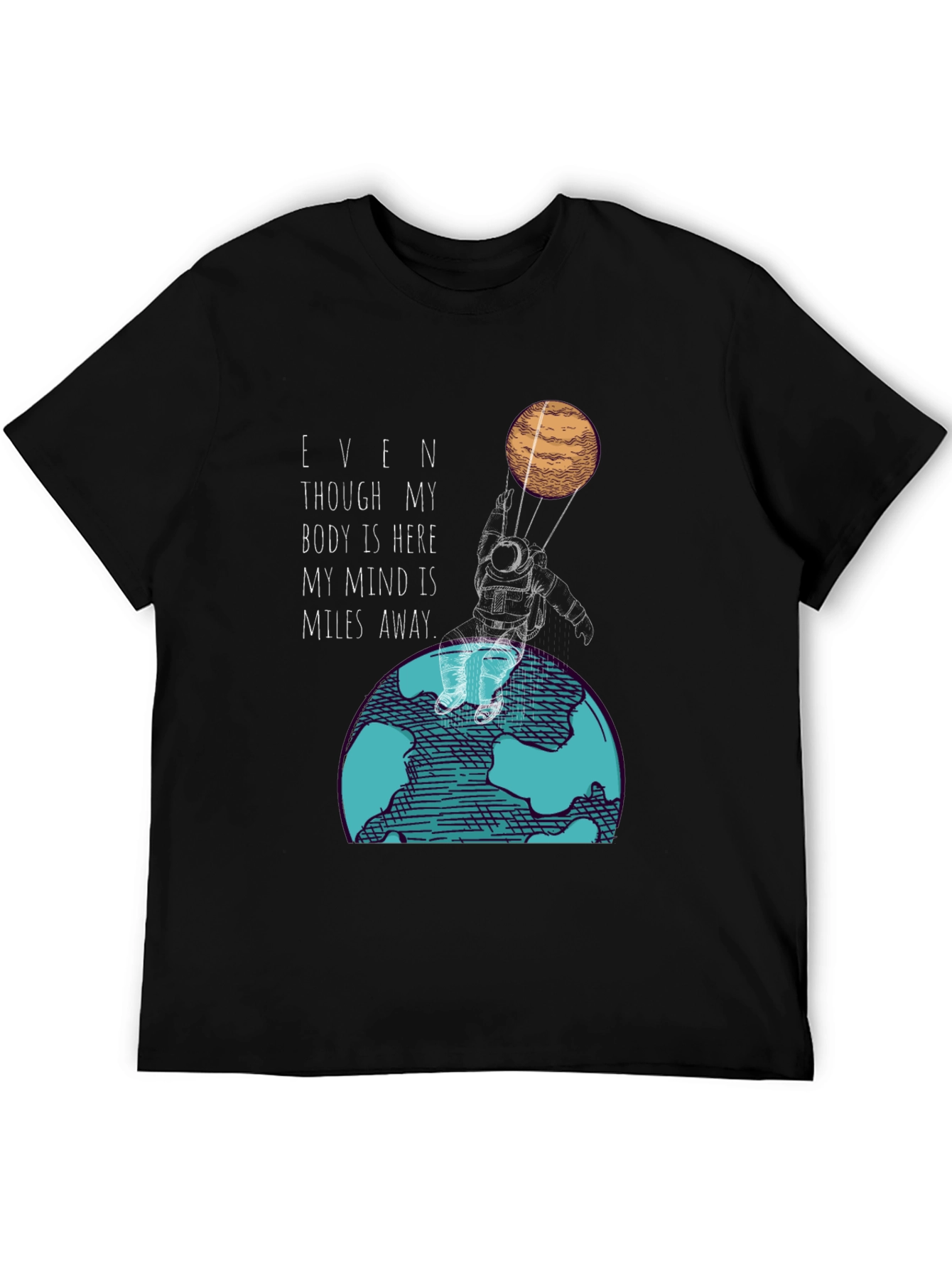 Miles Away Graphic Tee - Astronaut T-Shirt