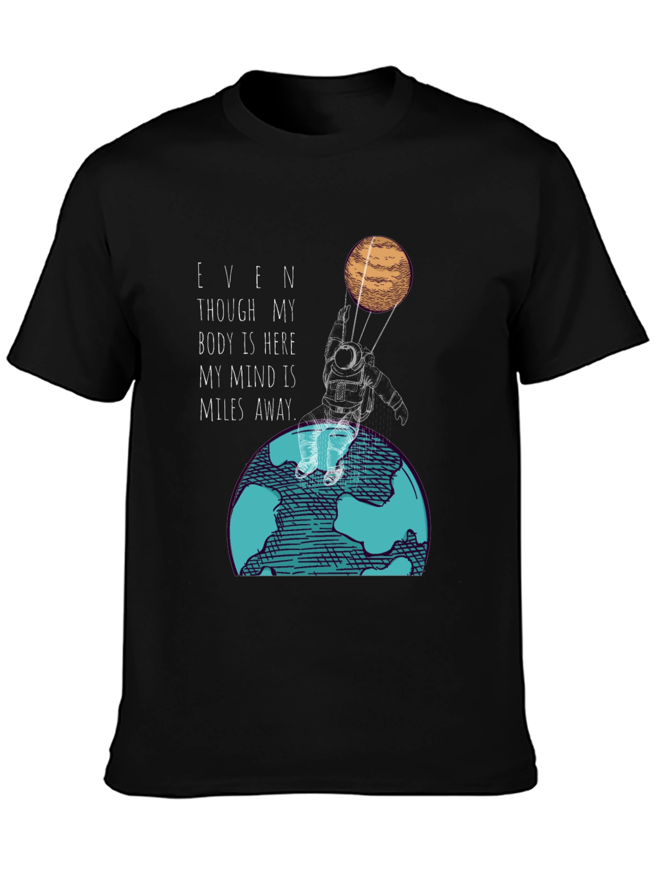 Miles Away Graphic Tee - Astronaut T-Shirt