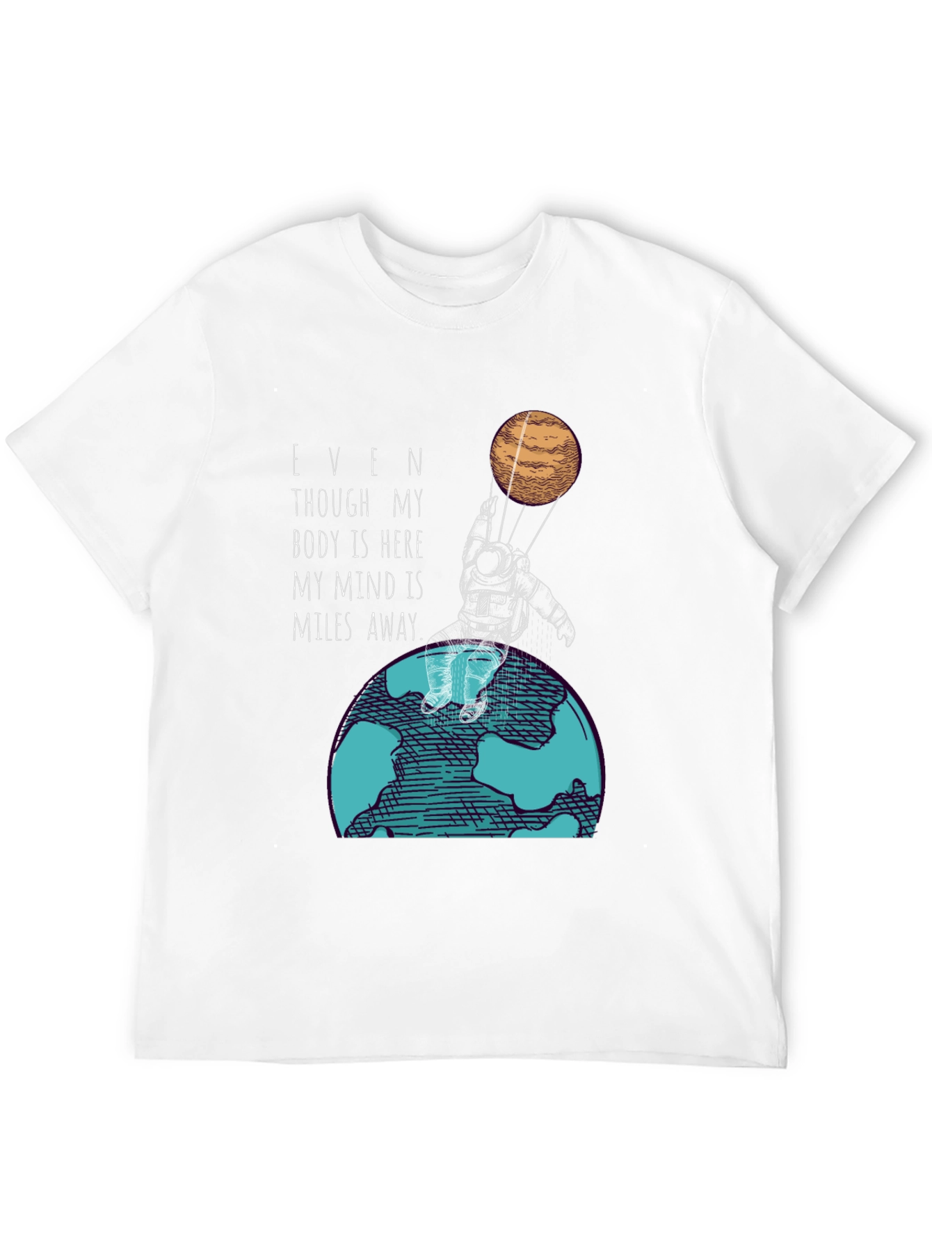 Miles Away Graphic Tee - Astronaut T-Shirt