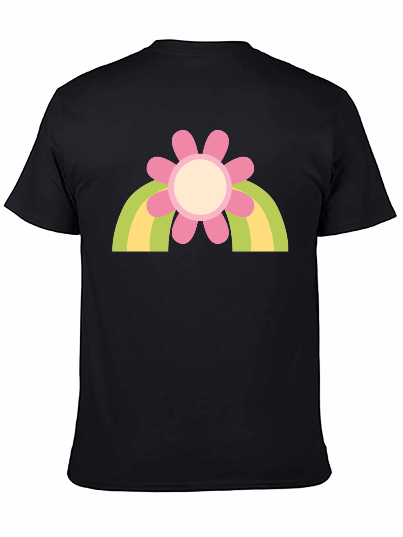 Retro Flower Rainbow T-Shirt - Groovy Style