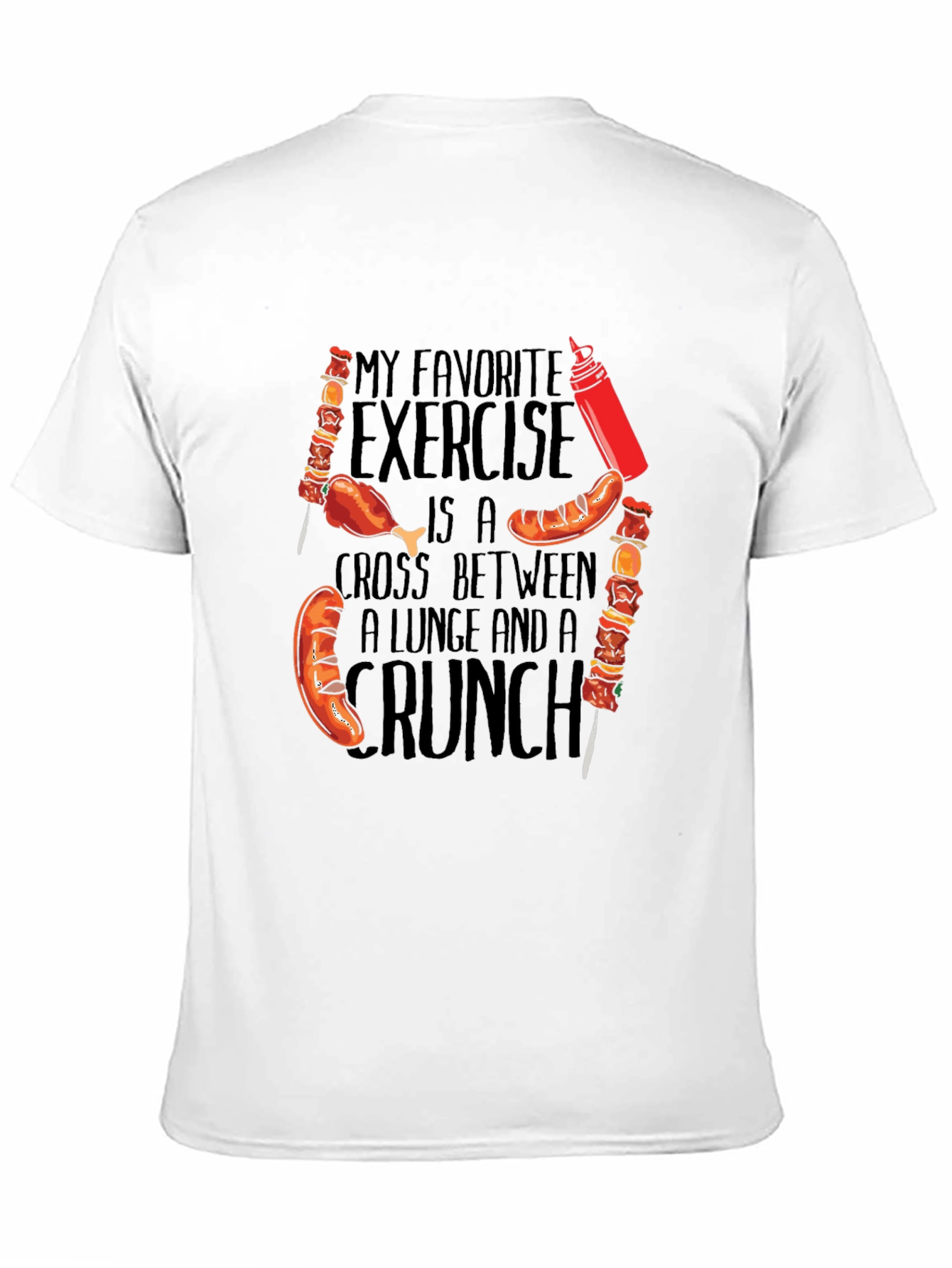 Funny Foodie T-Shirt - My Favorite Exercise