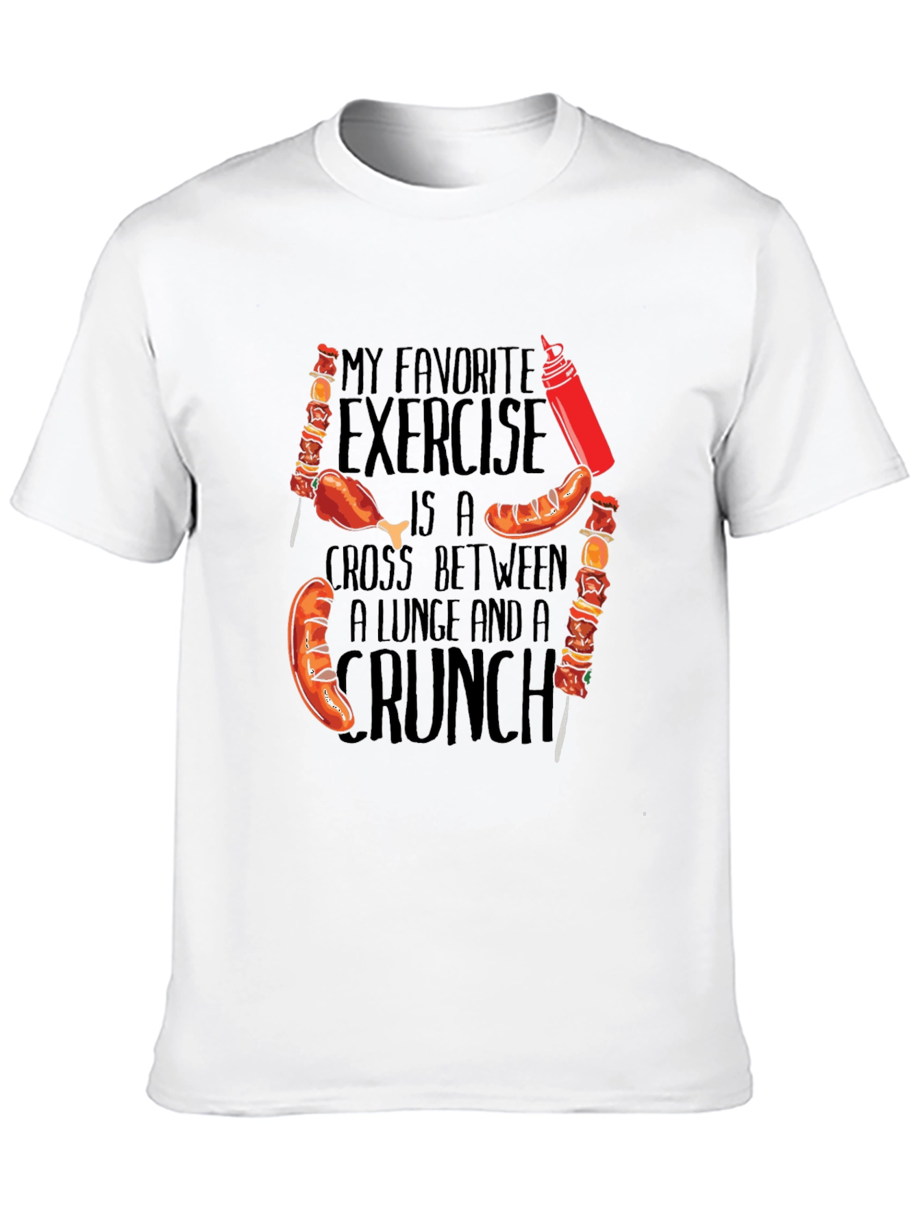 Funny Foodie T-Shirt - My Favorite Exercise