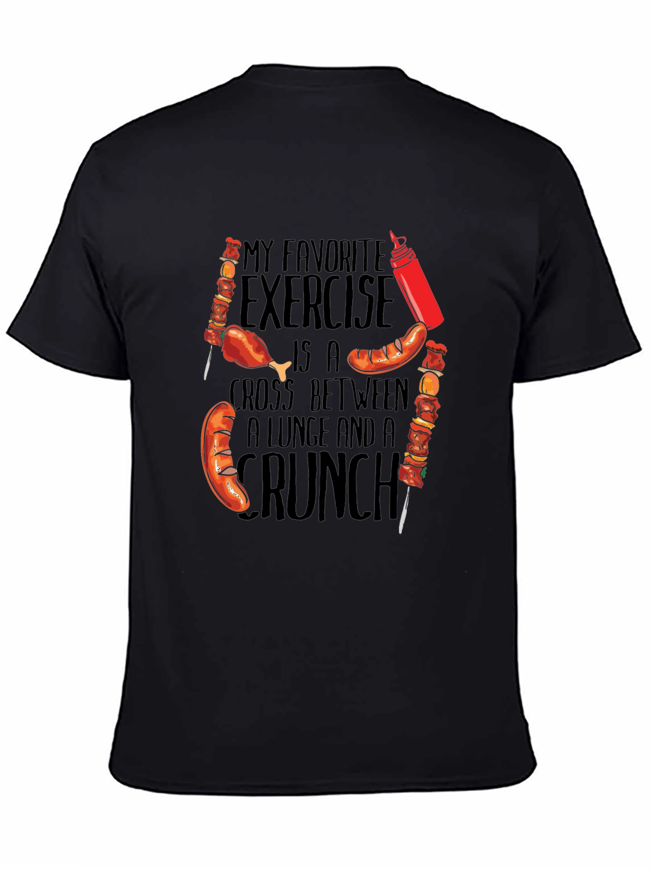 Funny Foodie T-Shirt - My Favorite Exercise