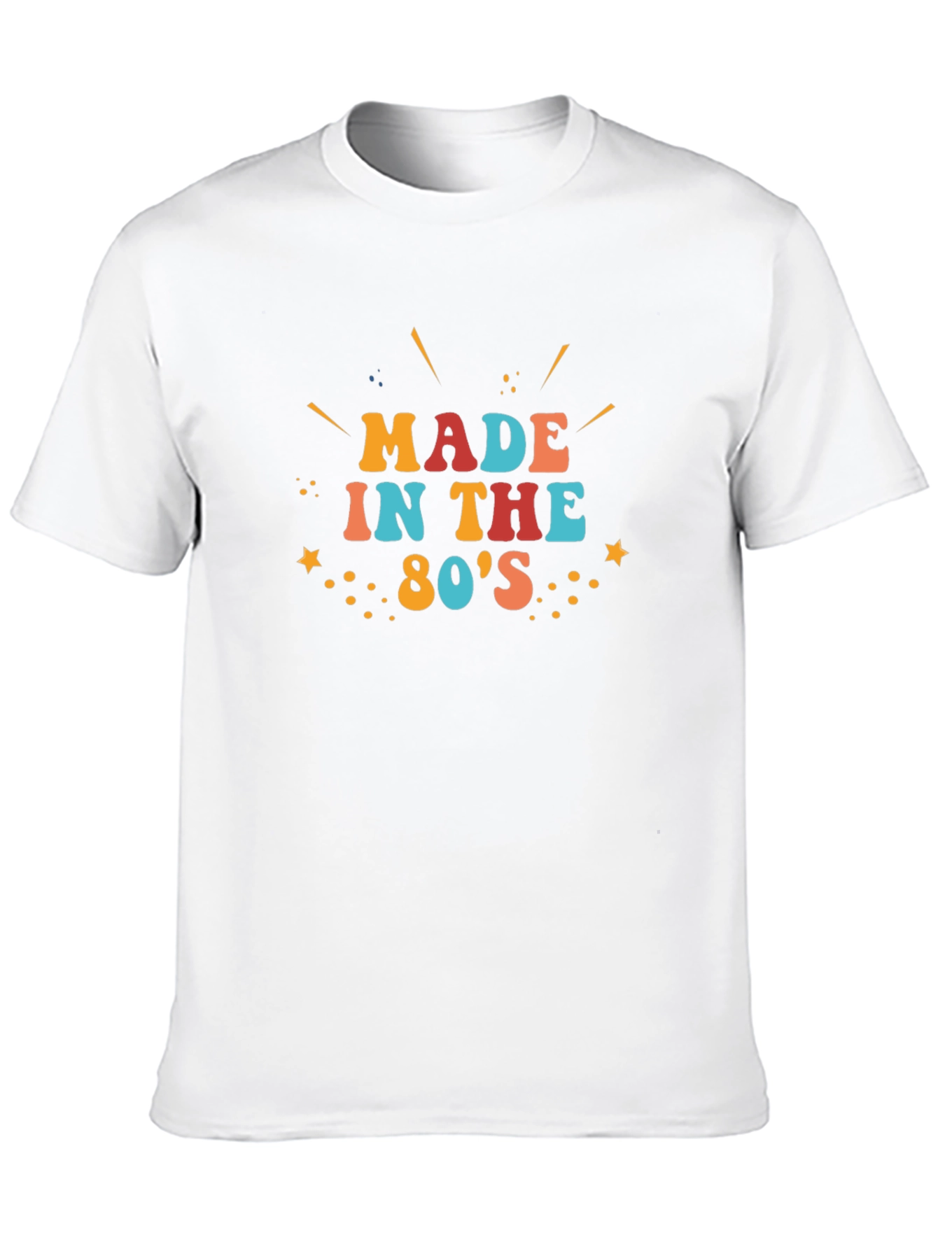 Retro Made in the 80s Black T-Shirt
