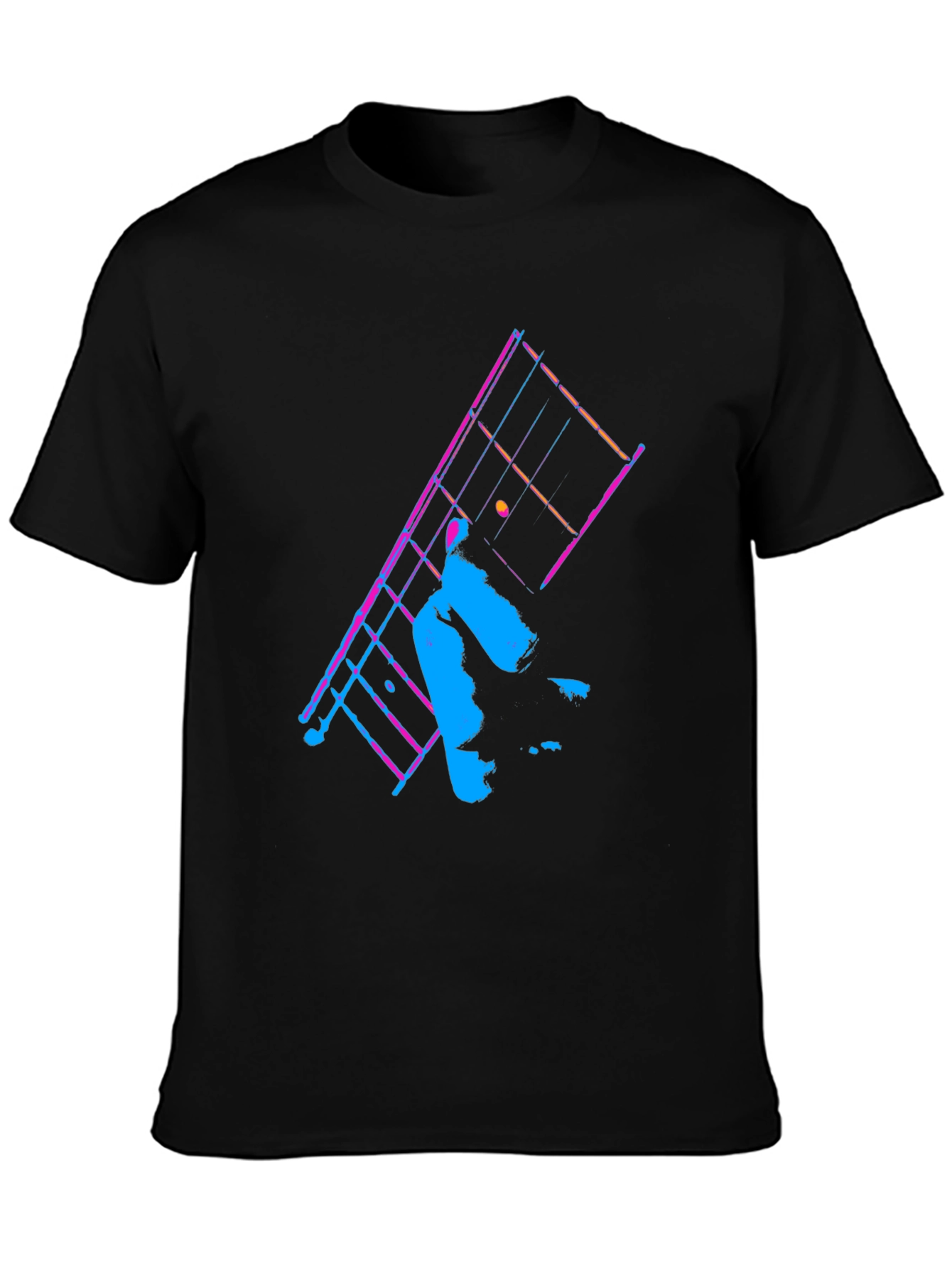 Retro Synthwave Tennis Graphic Tee