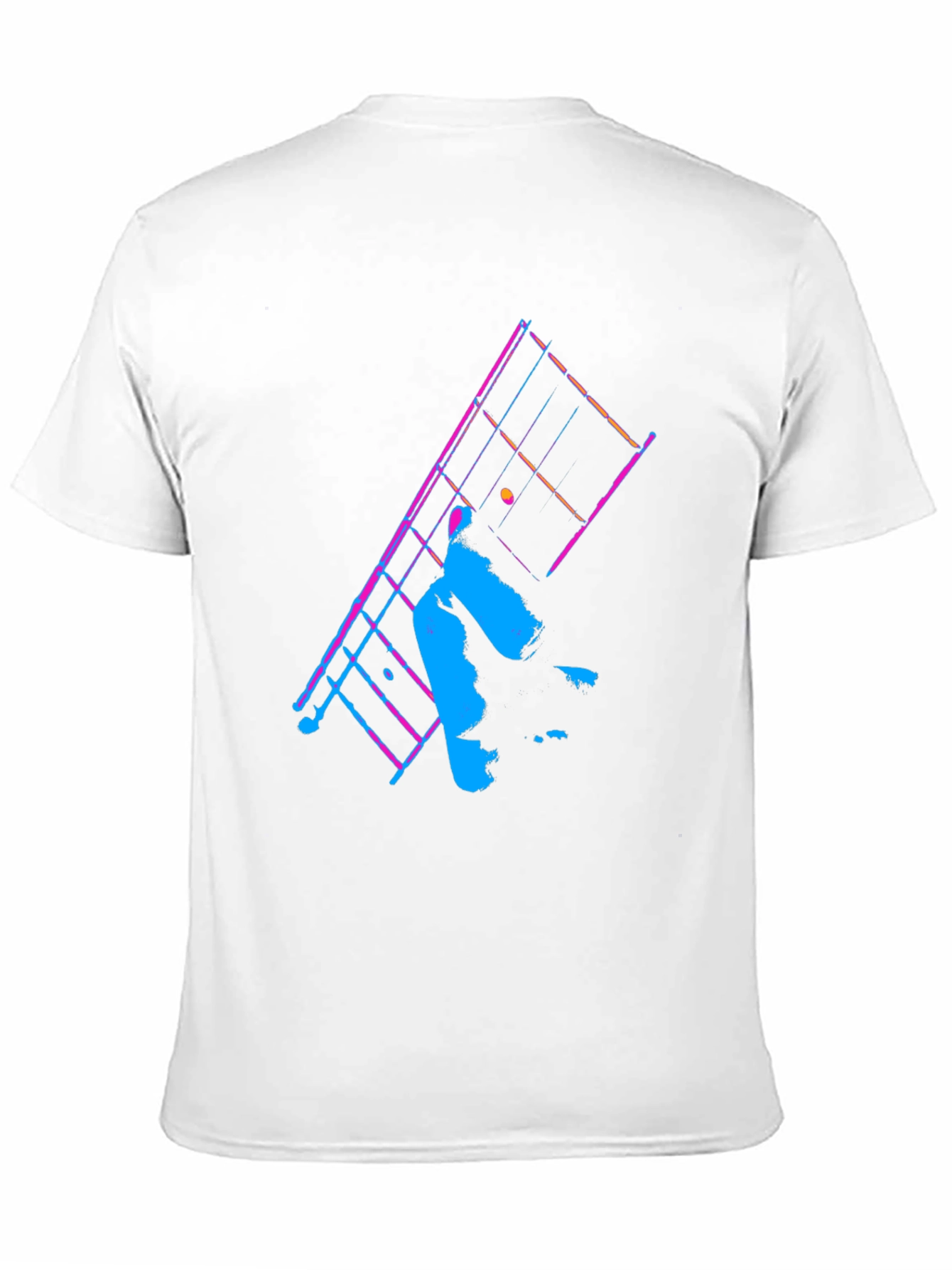 Retro Synthwave Tennis Graphic Tee
