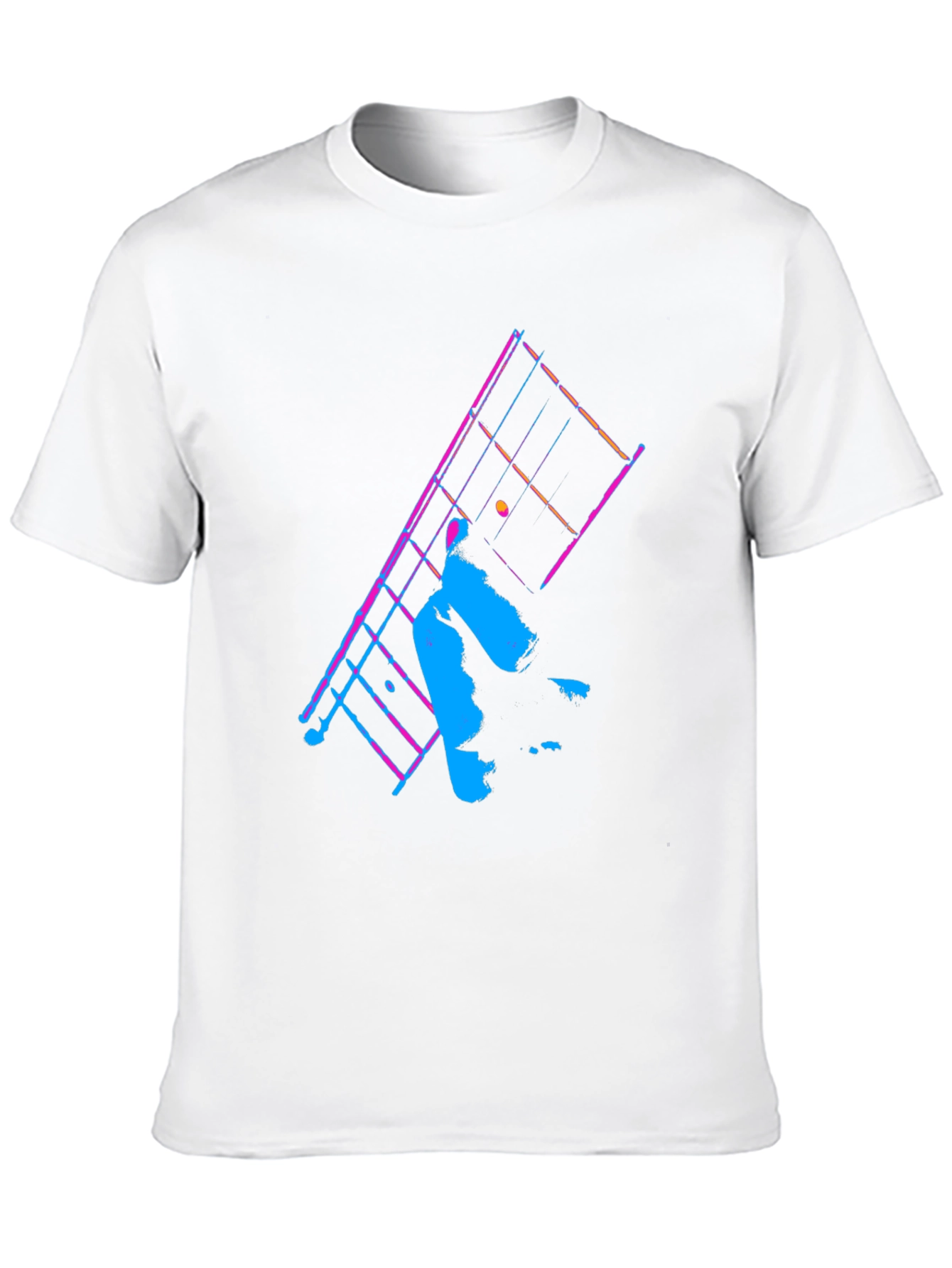 Retro Synthwave Tennis Graphic Tee