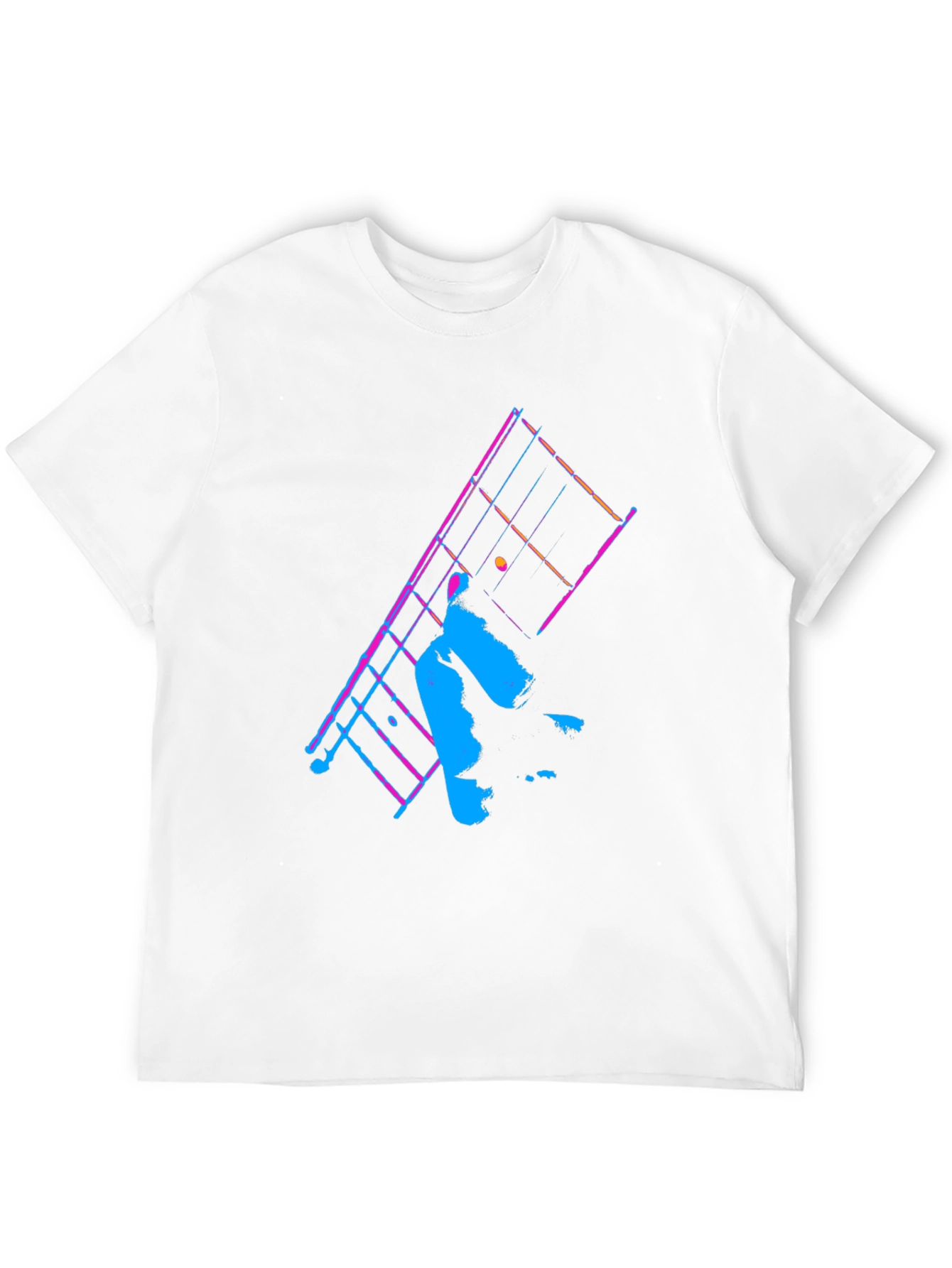 Retro Synthwave Tennis Graphic Tee