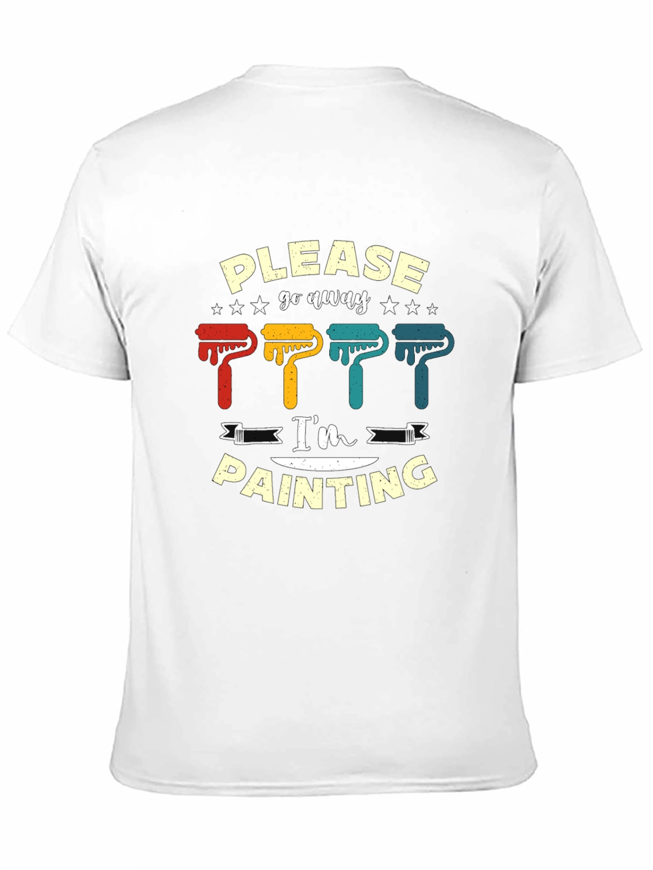 Please Go Away Im Painting Graphic T-Shirt