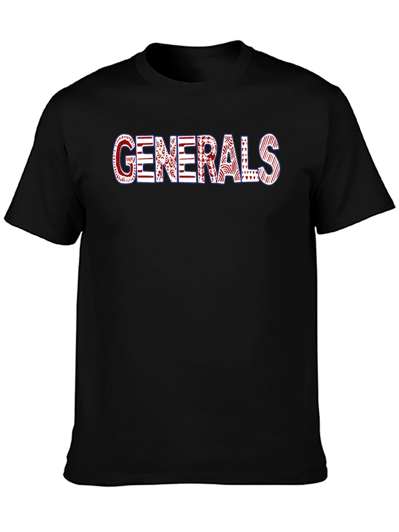 Generals Graphic T-Shirt - Black