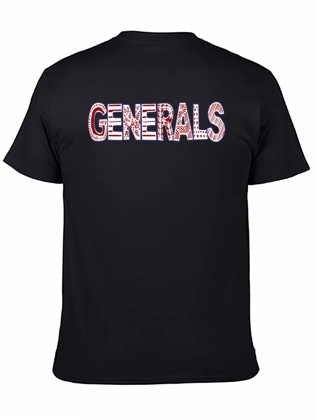 Generals Graphic T-Shirt - Black
