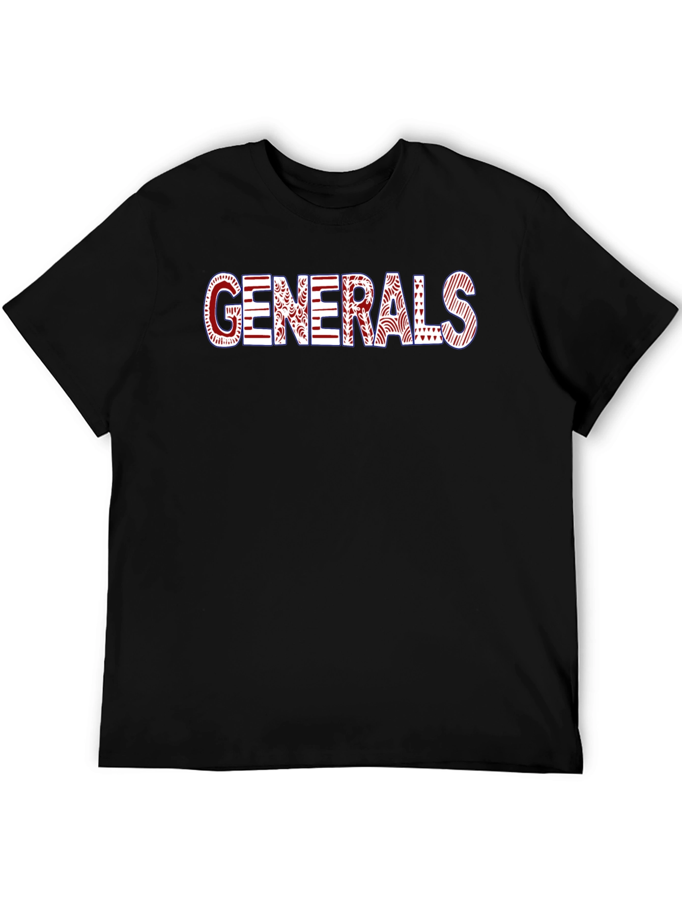 Generals Graphic T-Shirt - Black