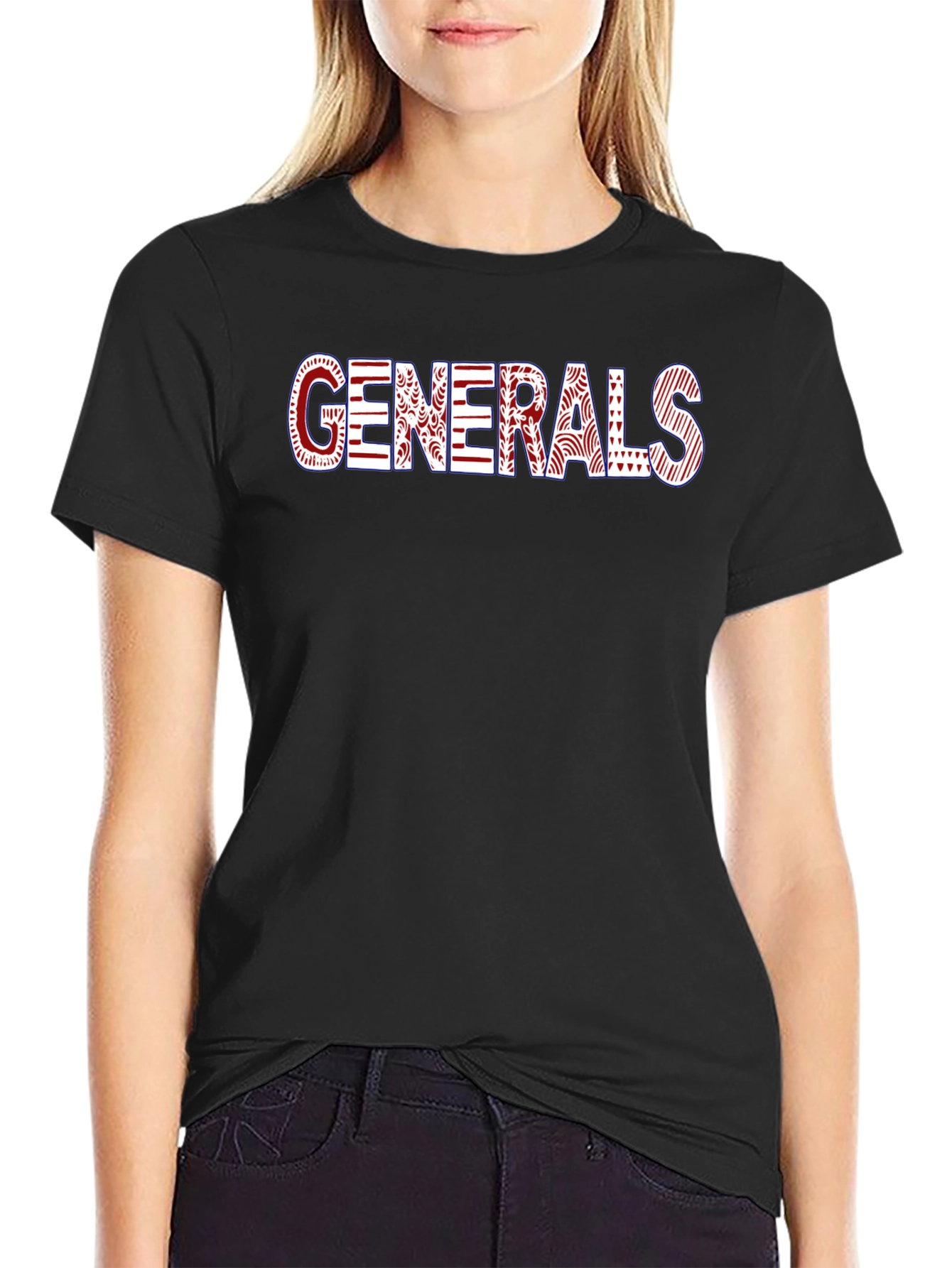 Generals Graphic T-Shirt - Black