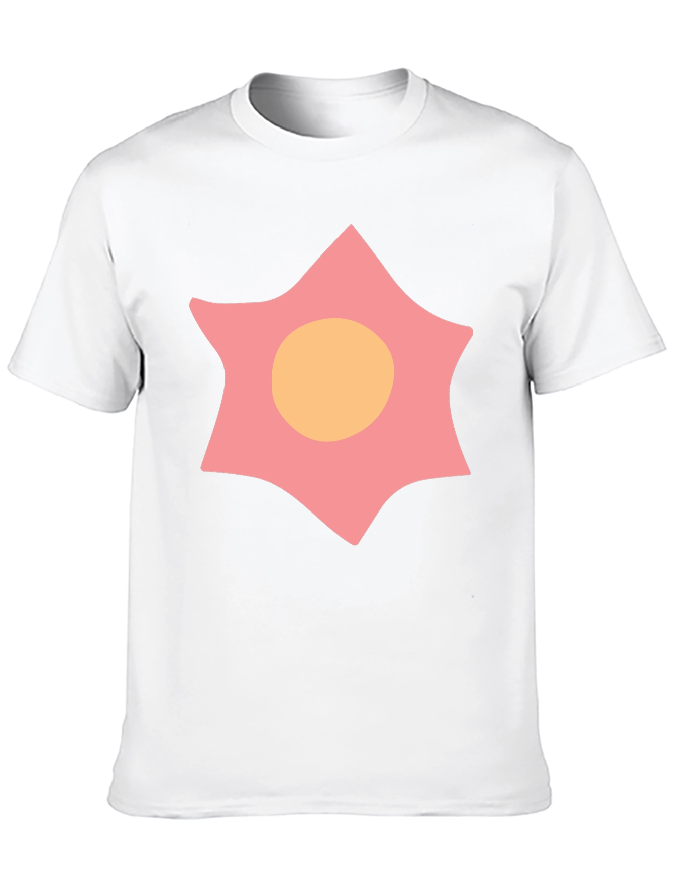 Star Design Black T-Shirt