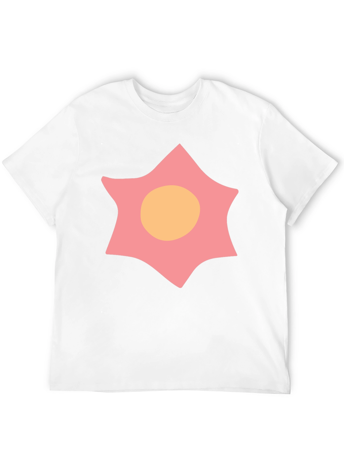 Star Design Black T-Shirt