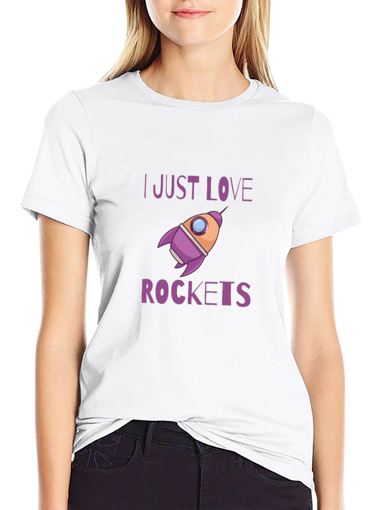 I Just Love Rockets Graphic T-Shirt