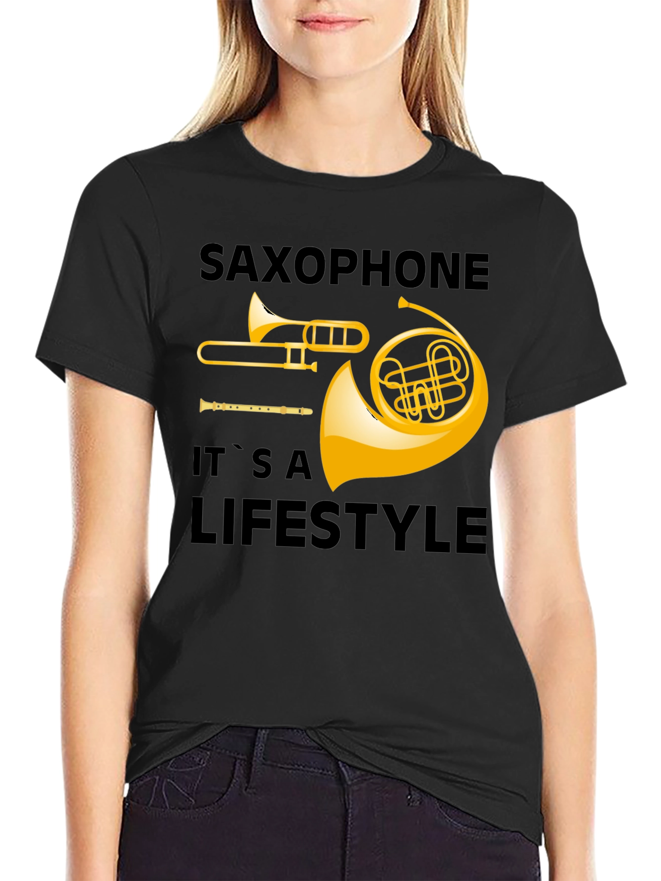 Saxophone Lifestyle T-Shirt - Musical Instrument Tee