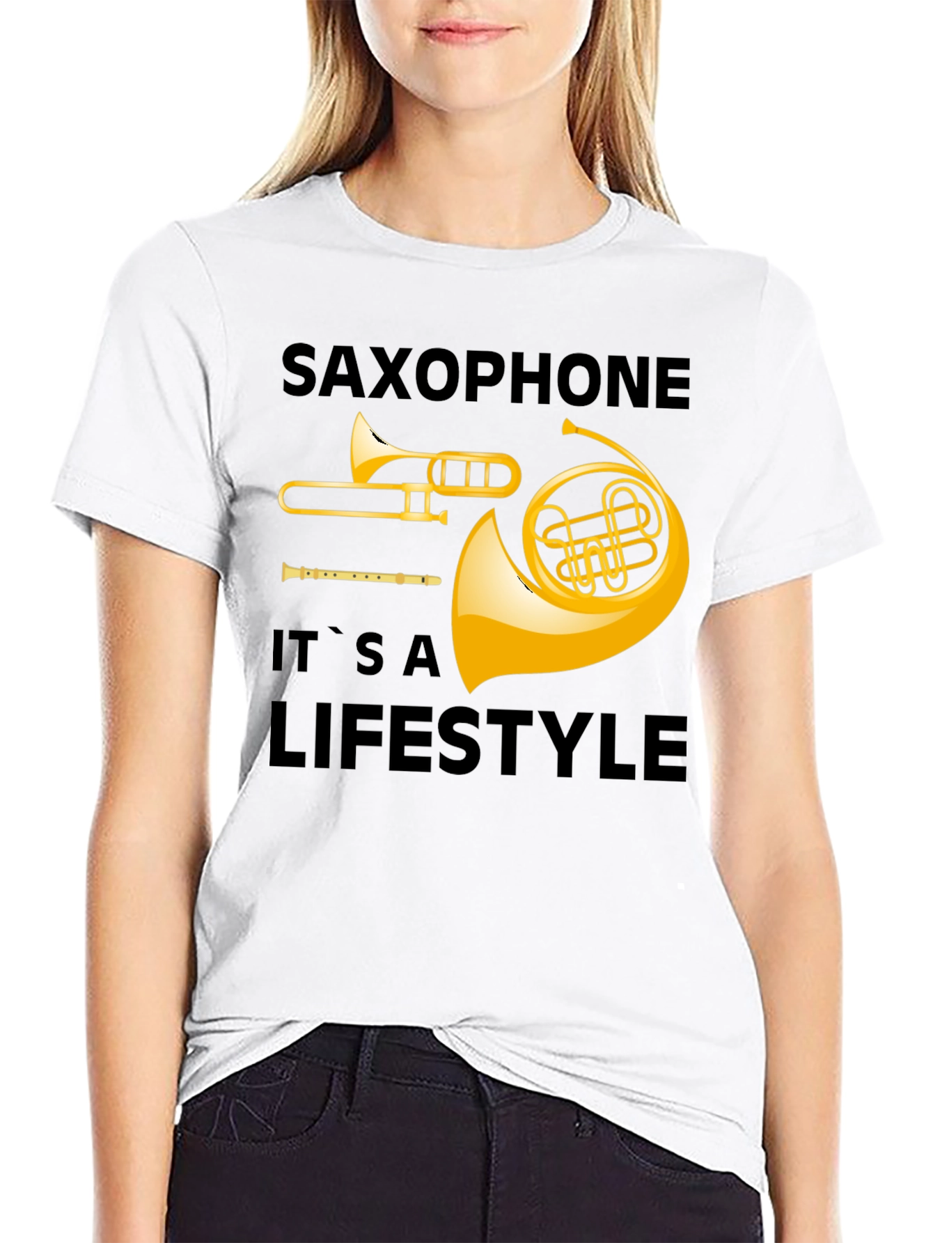 Saxophone Lifestyle T-Shirt - Musical Instrument Tee
