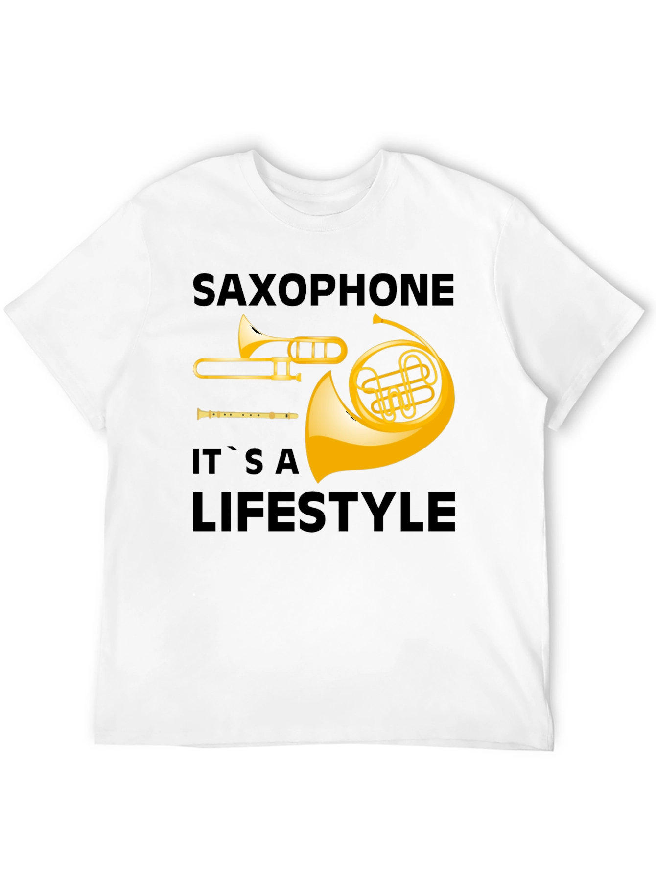 Saxophone Lifestyle T-Shirt - Musical Instrument Tee