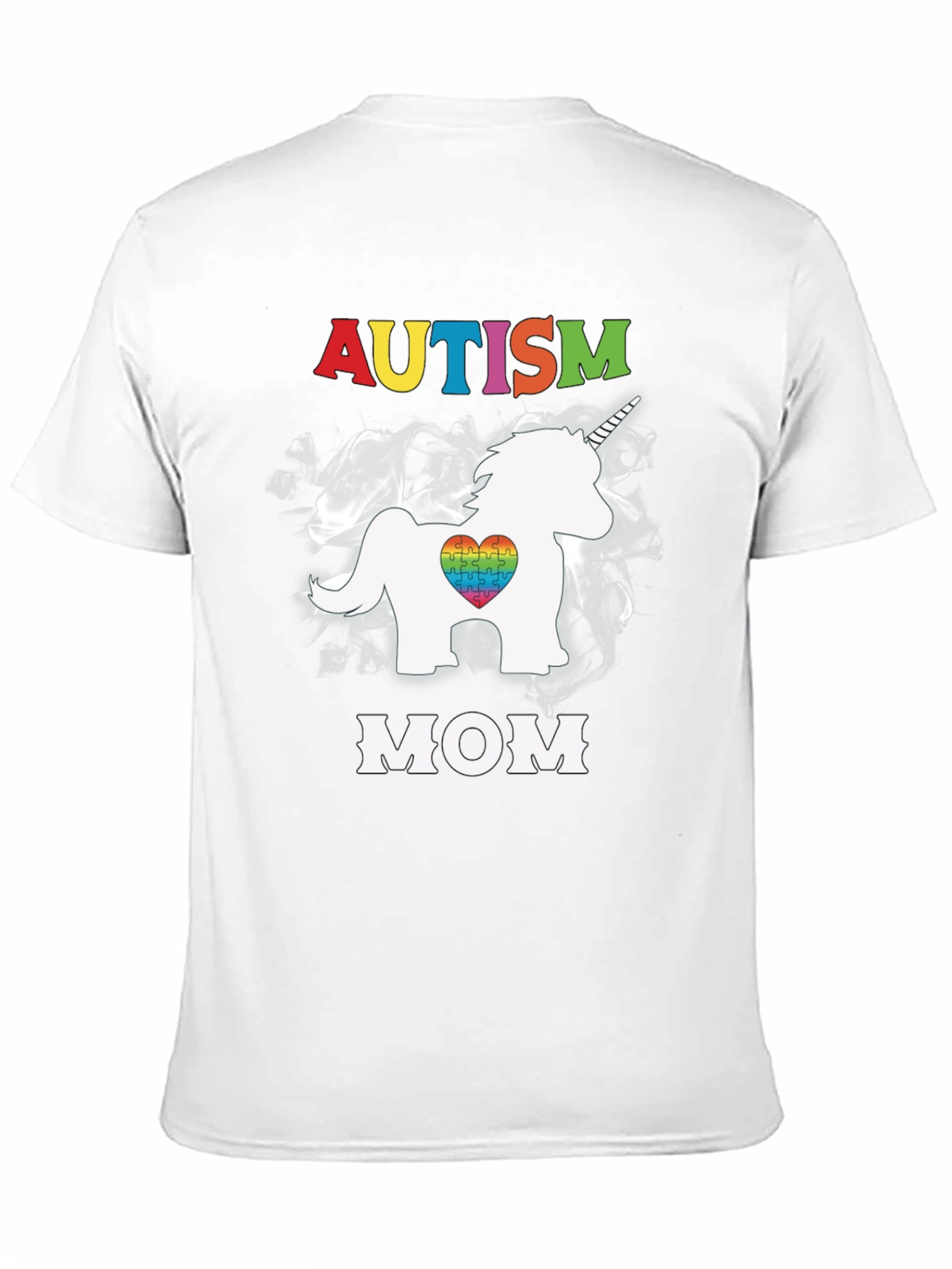 Autism Awareness Unicorn Mom T-Shirt