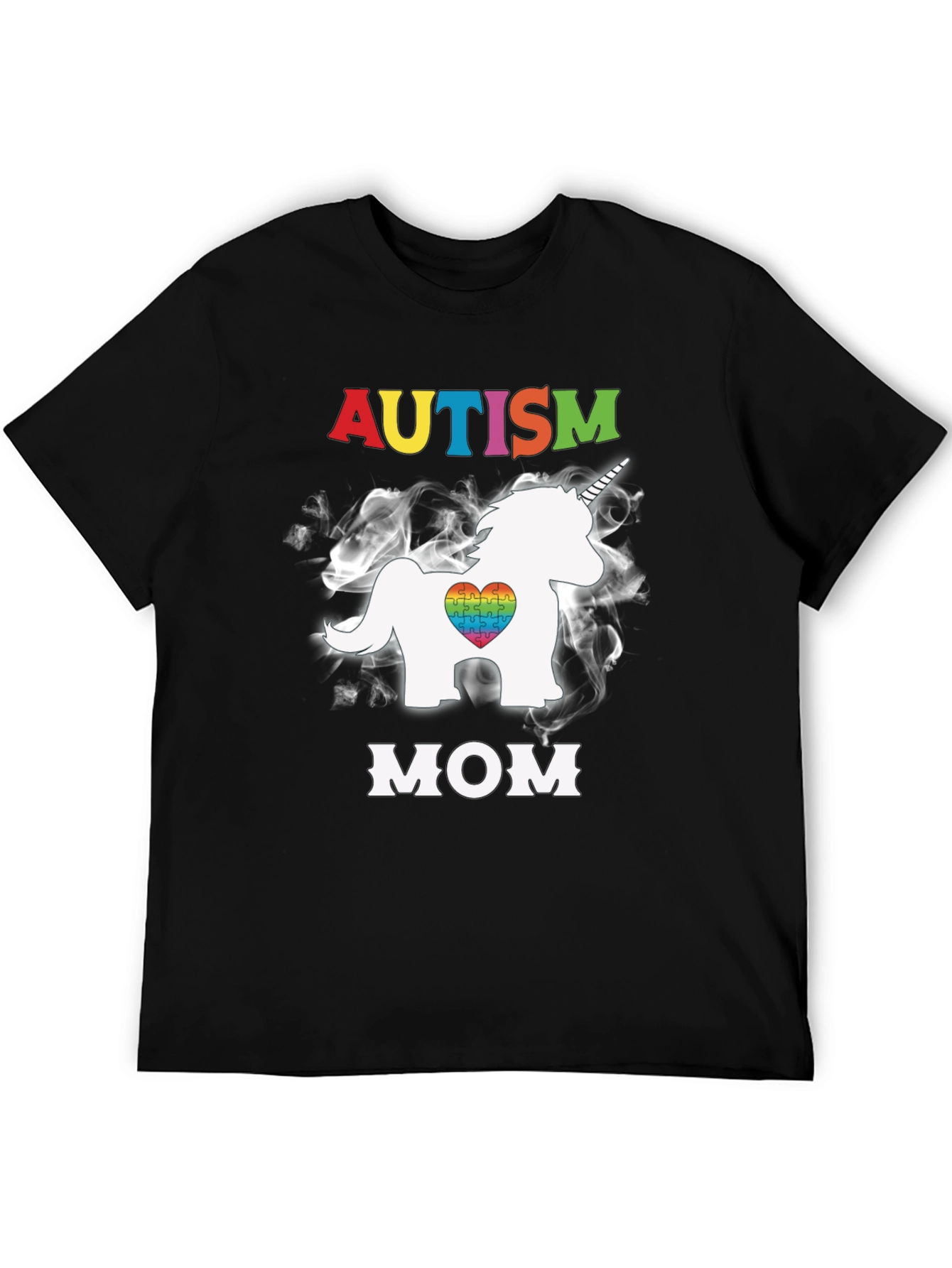Autism Awareness Unicorn Mom T-Shirt