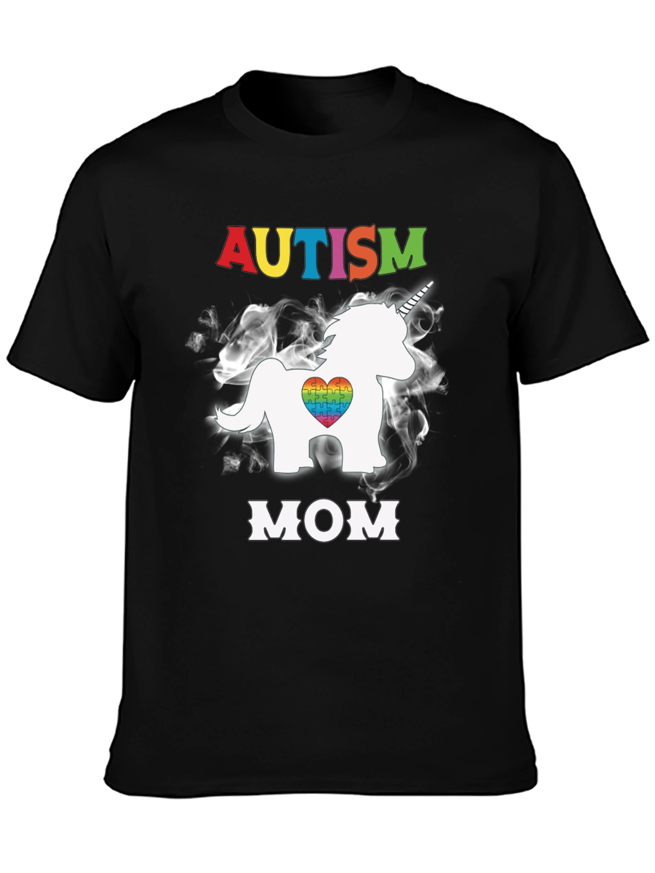 Autism Awareness Unicorn Mom T-Shirt